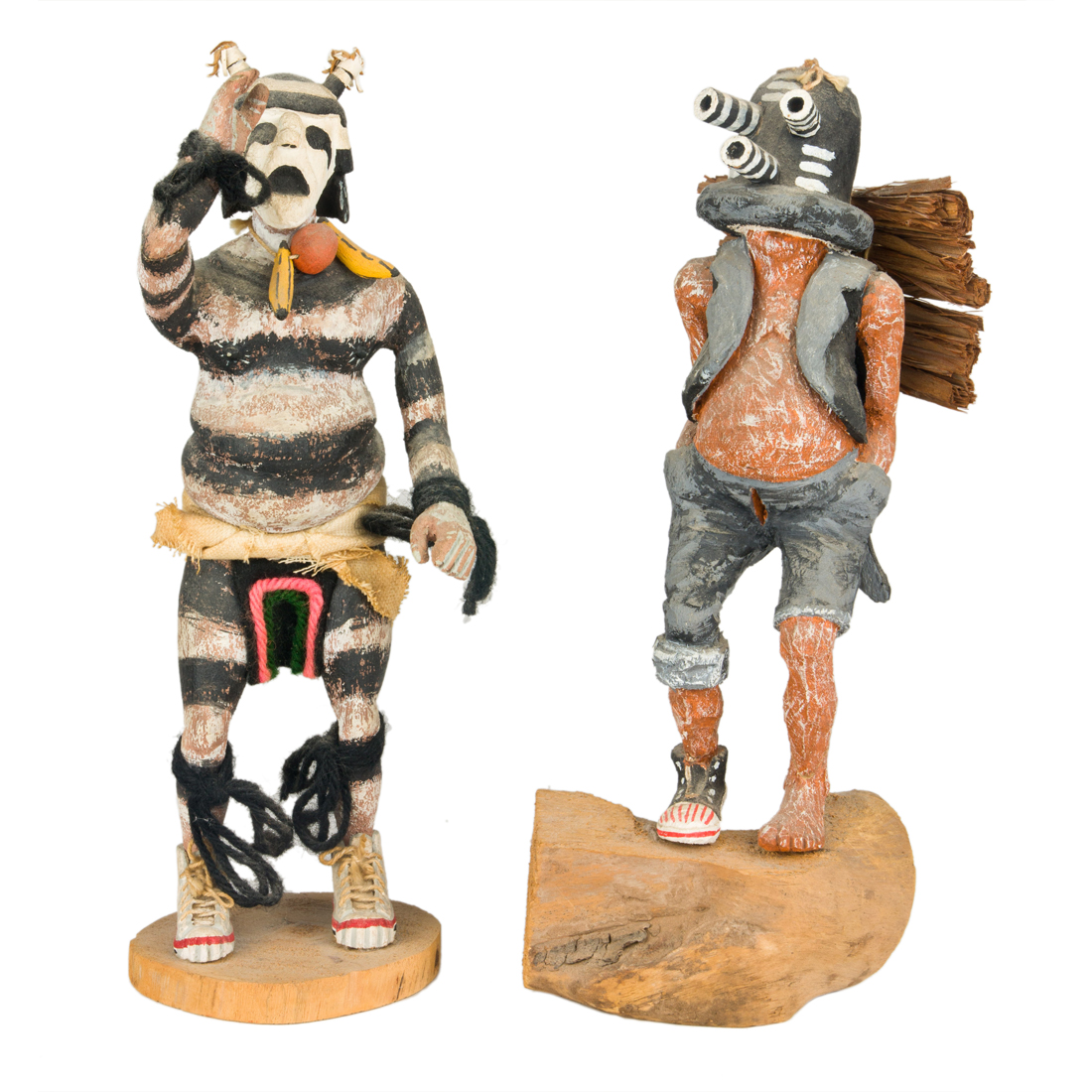 TWO KACHINA FIGURES INCLUDING 3a38e9