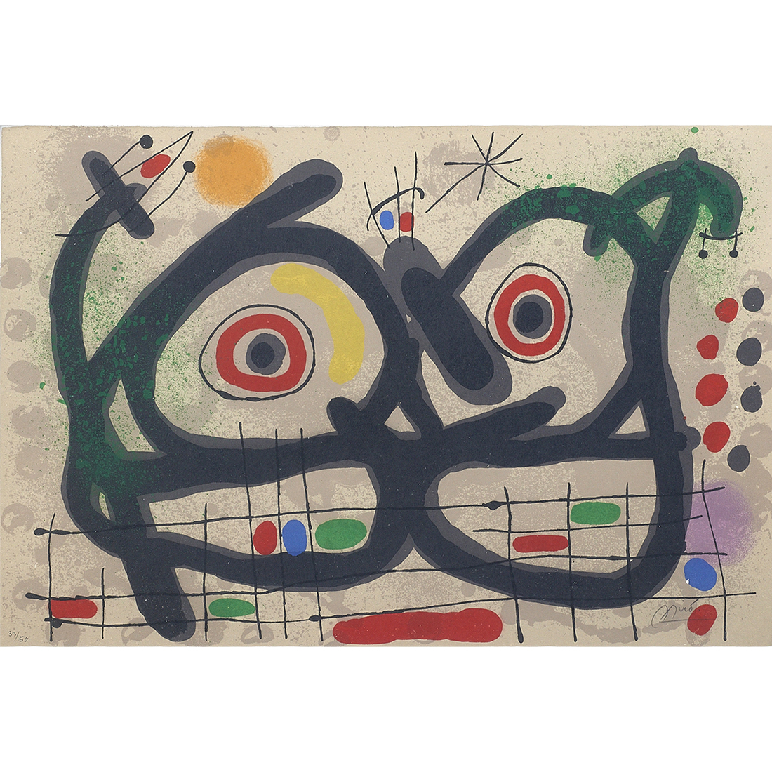 PRINT JOAN MIRO Joan Miro Spanish  3a39a3