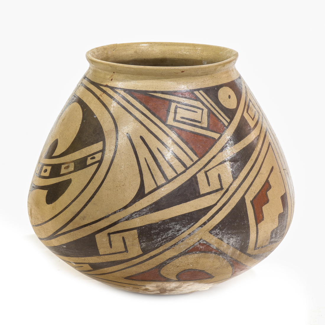 NATIVE AMERICAN POLYCHROME POTTERY 3a3a8e