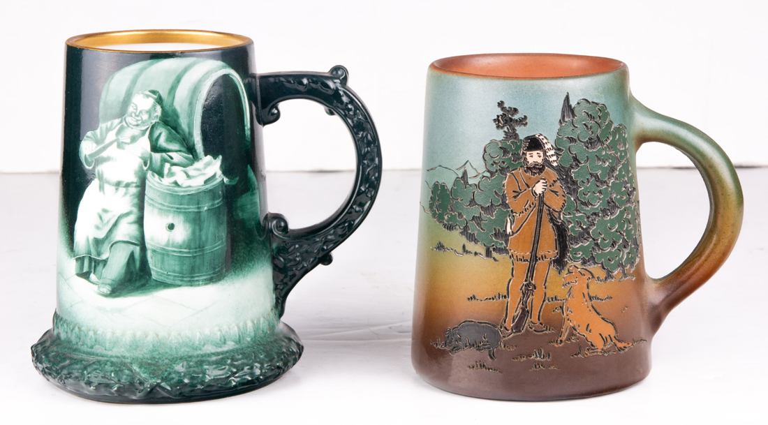 (LOT OF 2) STEINS, INCLUDING A DICKENS