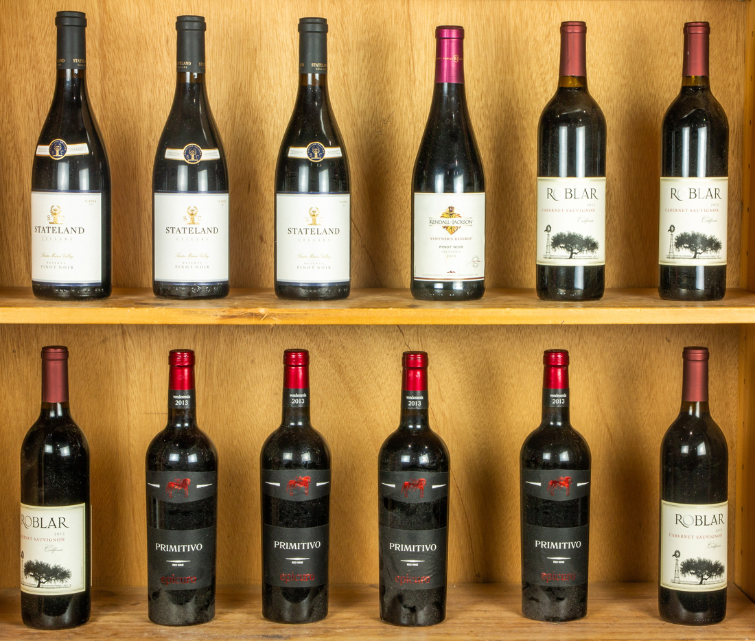 ASSORTED CALIFORNIA RED WINES (CASE)