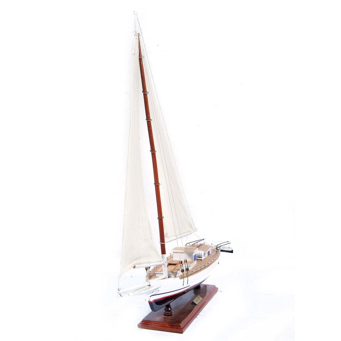 A SCALE HAND BUILT SAIL BOAT MODEL