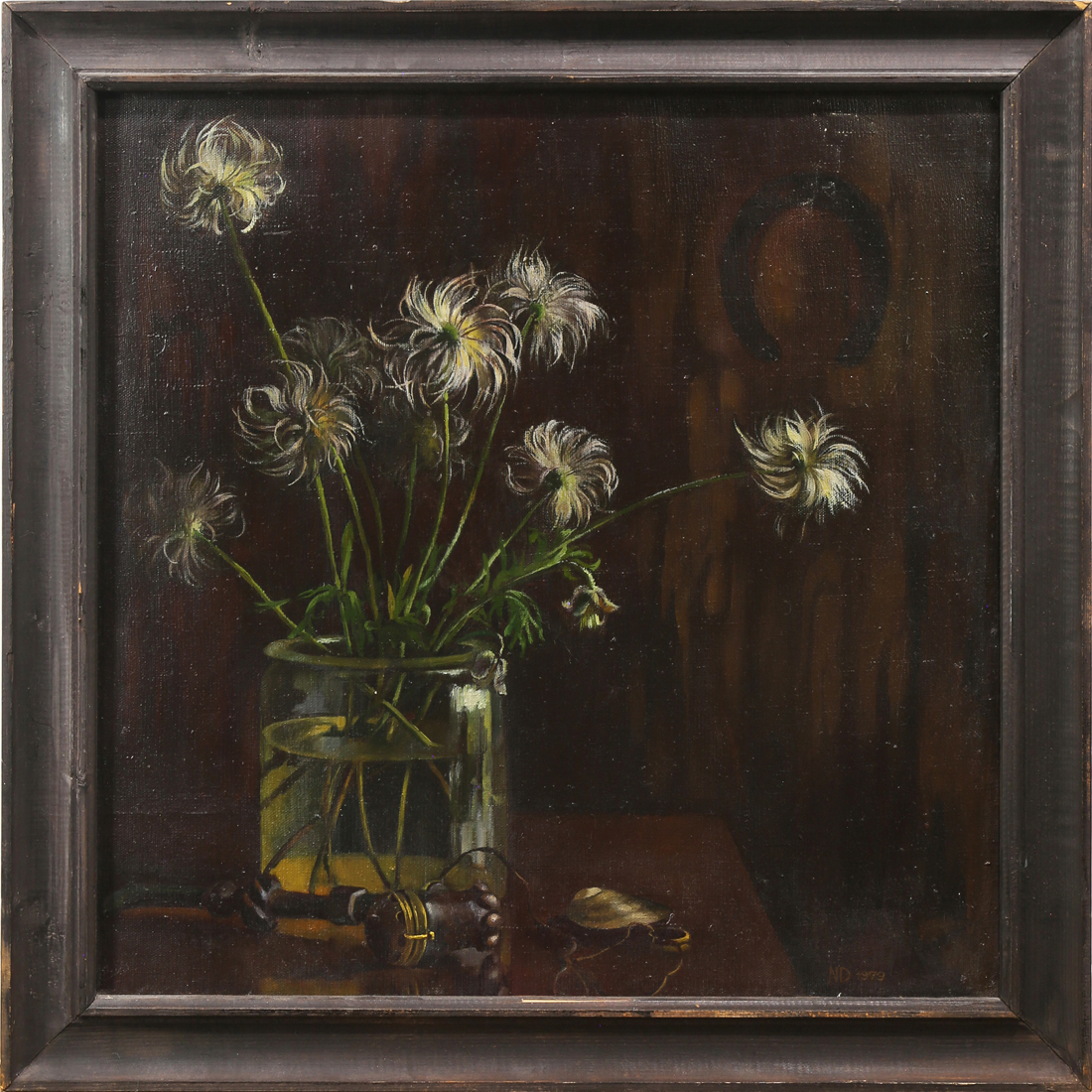 PAINTING, STILL LIFE WITH WHITE