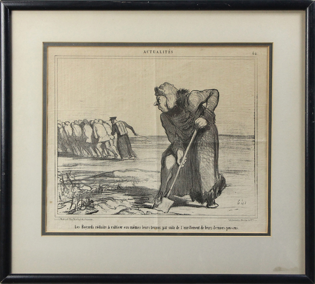 PRINTS, HONORE DAUMIER (lot of