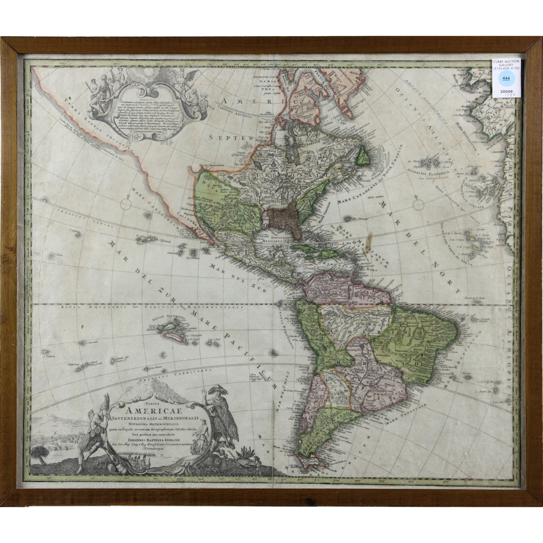 MAP, JOHANN BAPTIST HOMANN Johann