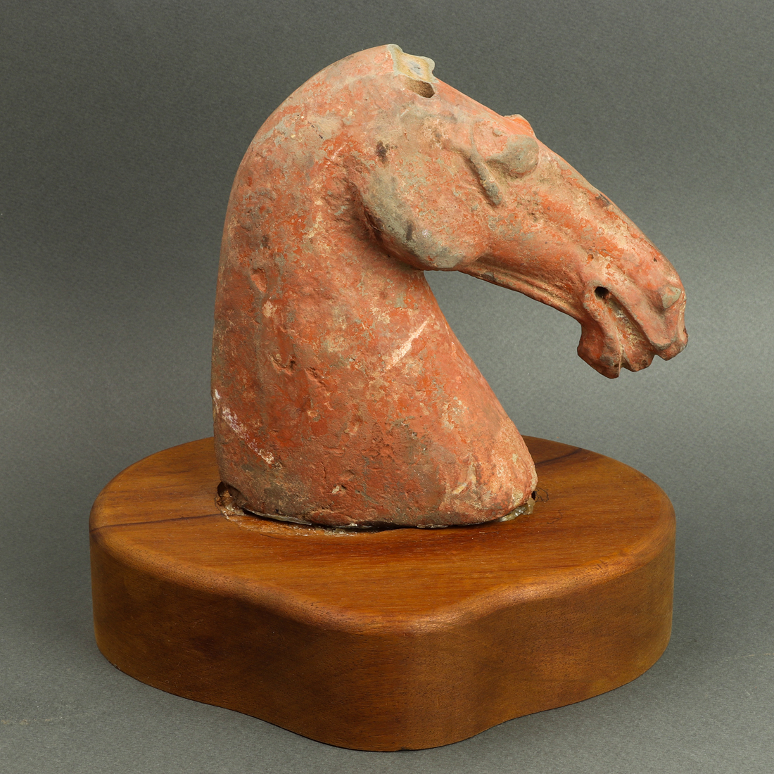 CHINESE TERRACOTTA HORSE HEAD Chinese 3a3c02