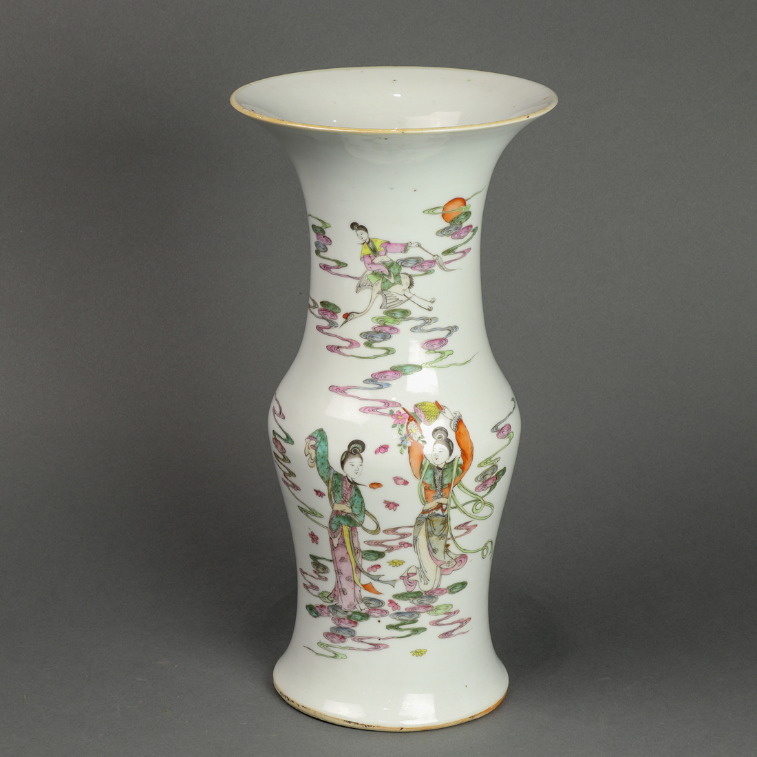 CHINESE FAMILLE ROSE VASE Chinese