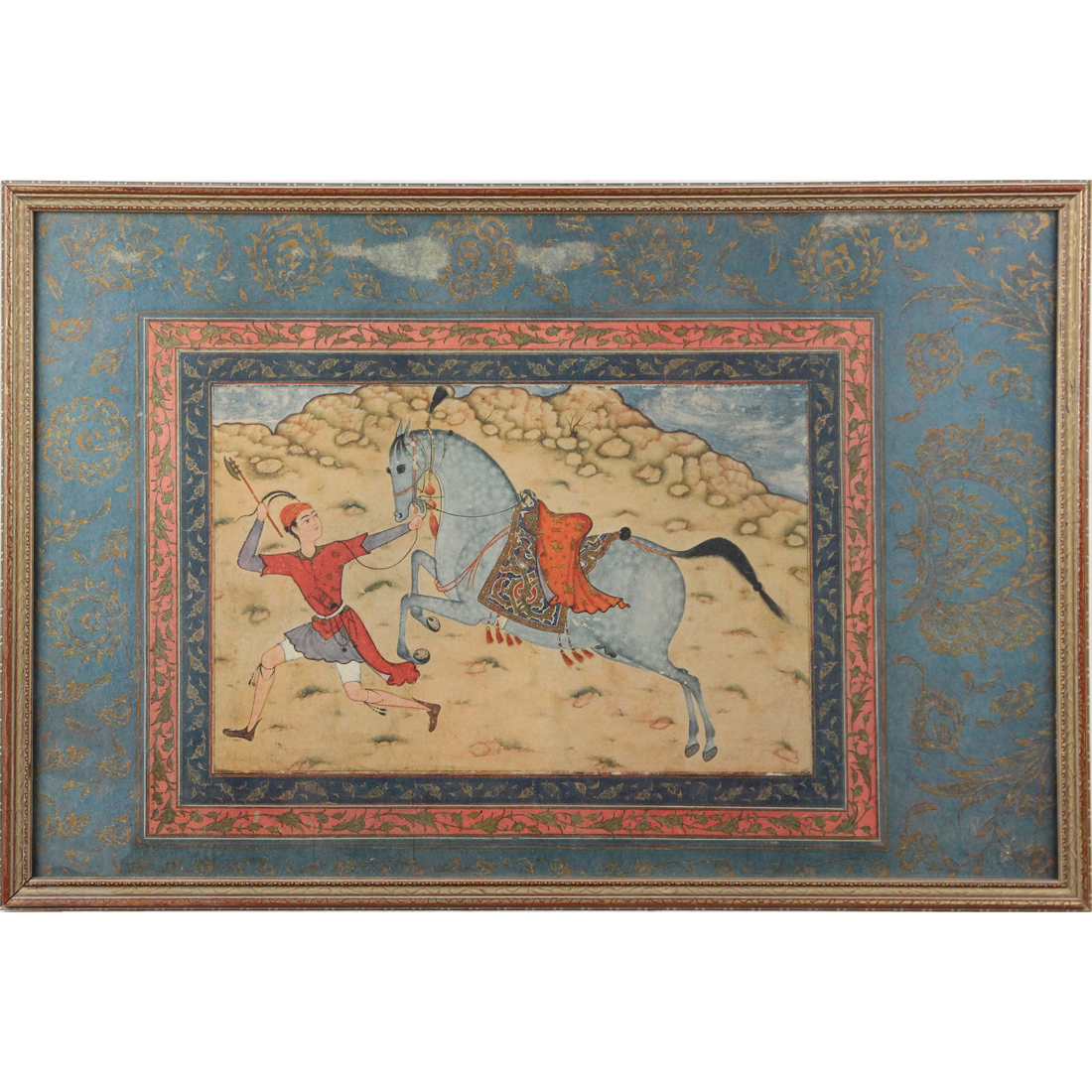  LOT OF 3 PERSIAN PAINTINGS lot 3a3c73