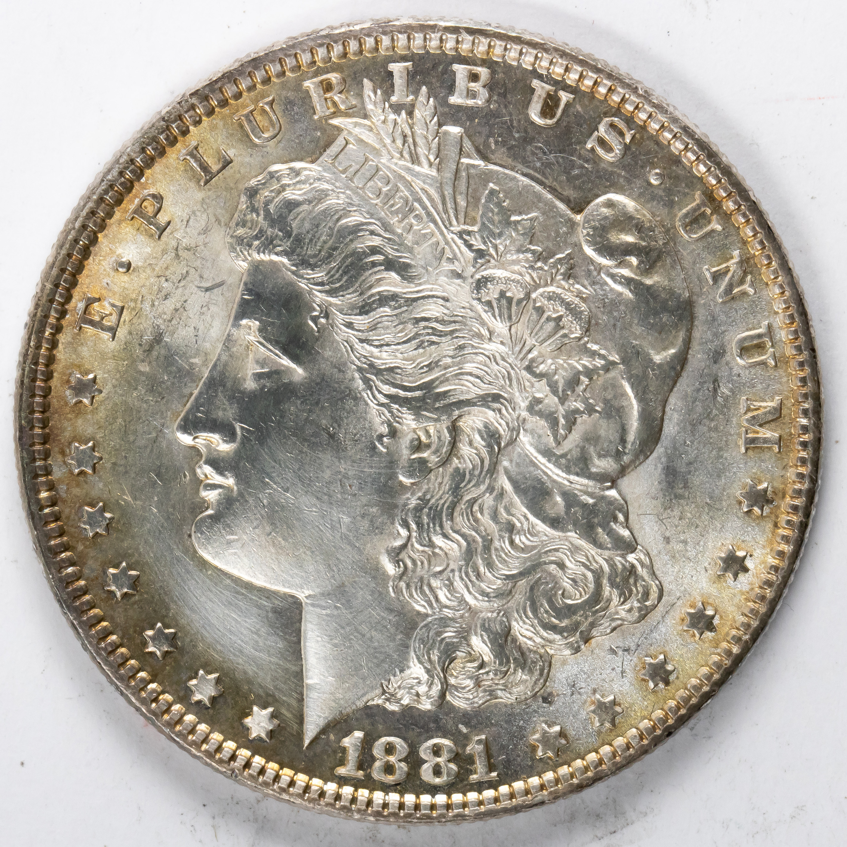 1881 MORGAN SILVER DOLLAR 1881 3a3cb1