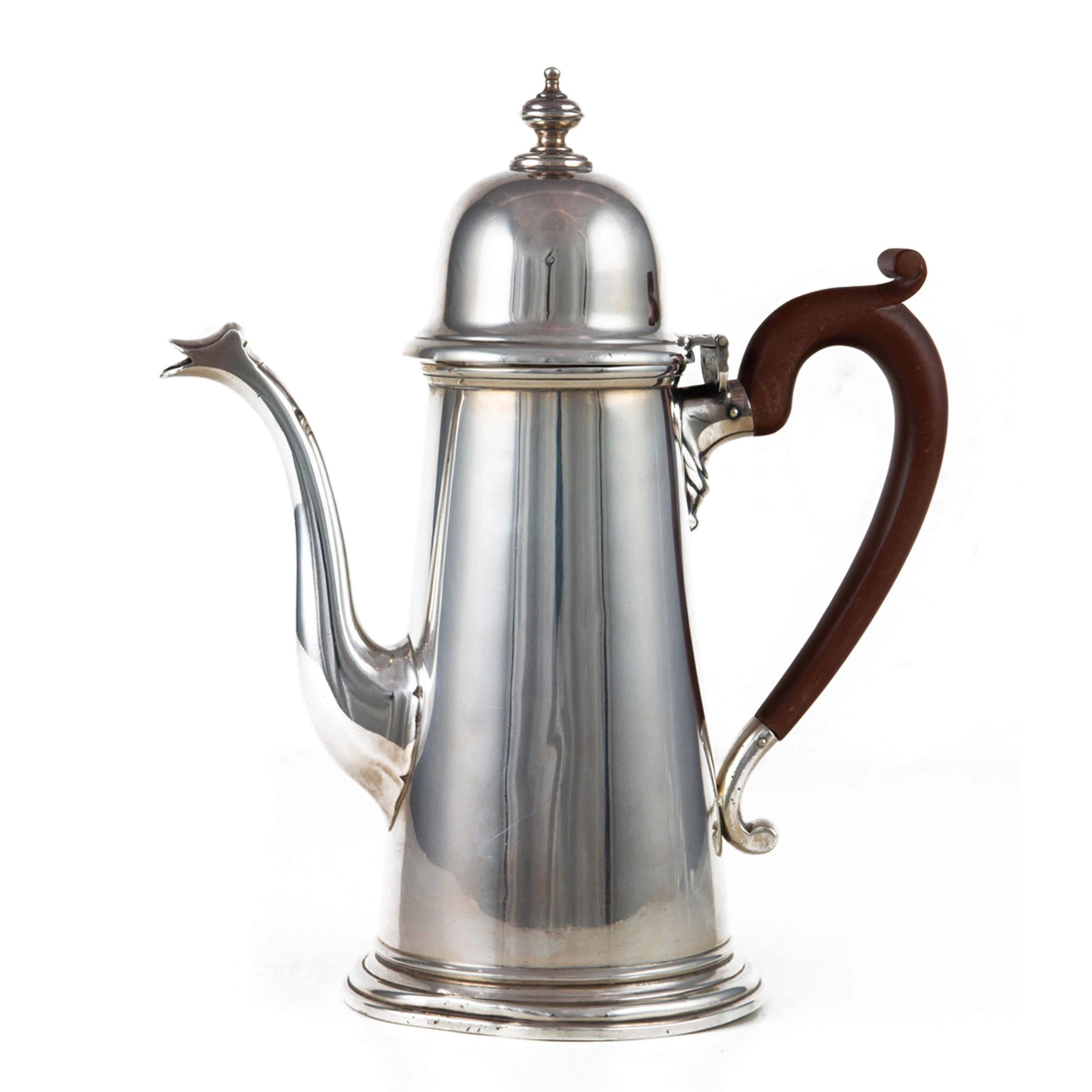 AN EDWARDIAN STERLING SILVER COFFEE 3a3cdd