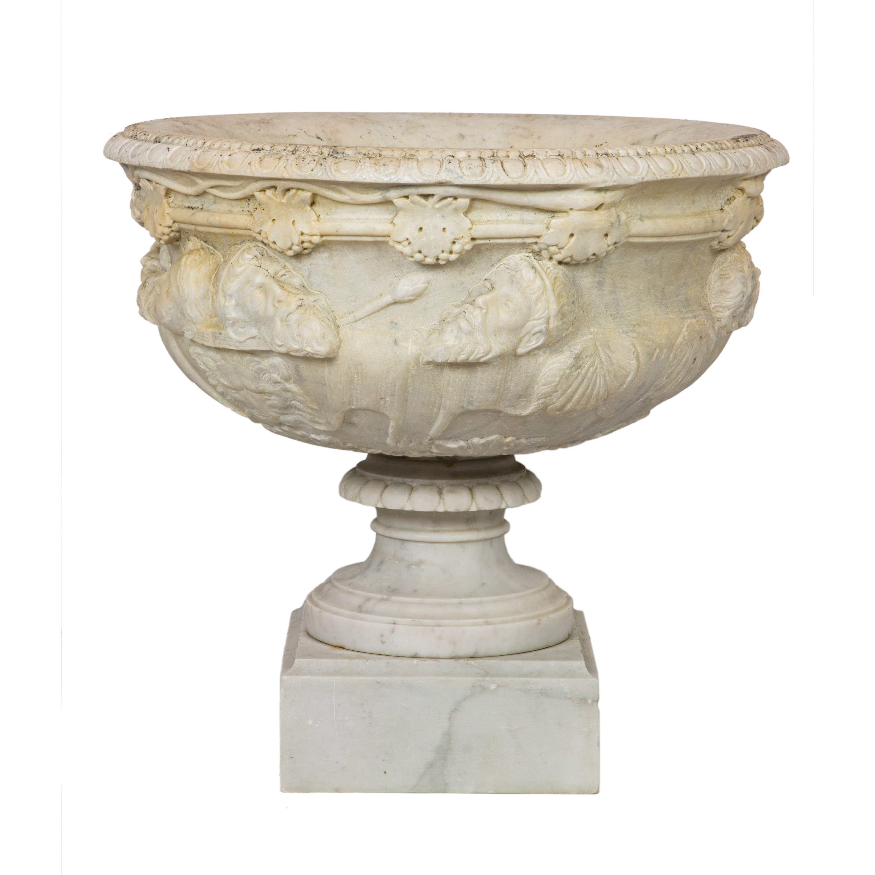 CLASSICAL STYLE CARVED MARBLE URN