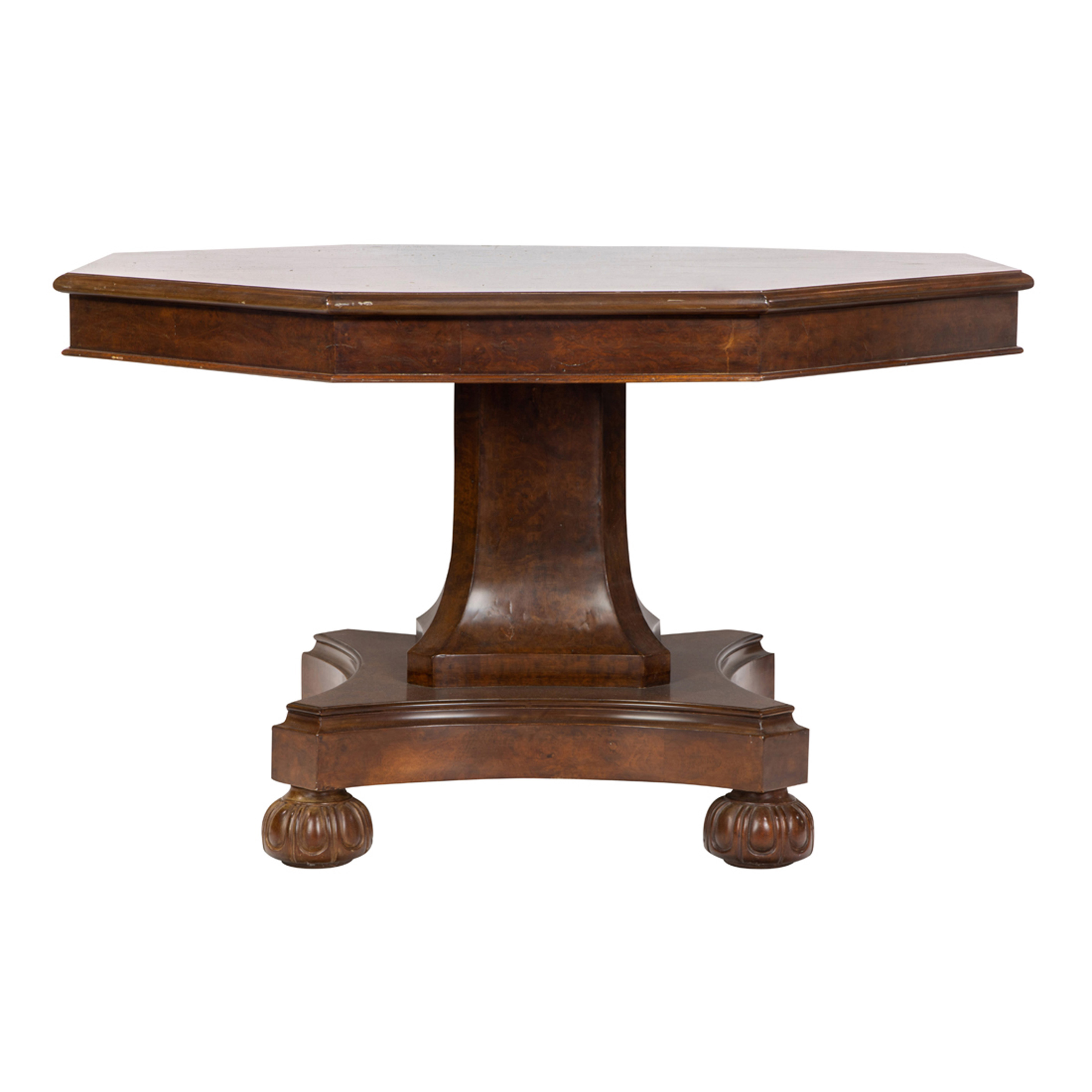 A REGENCY STYLE CENTER TABLE DESIGNED