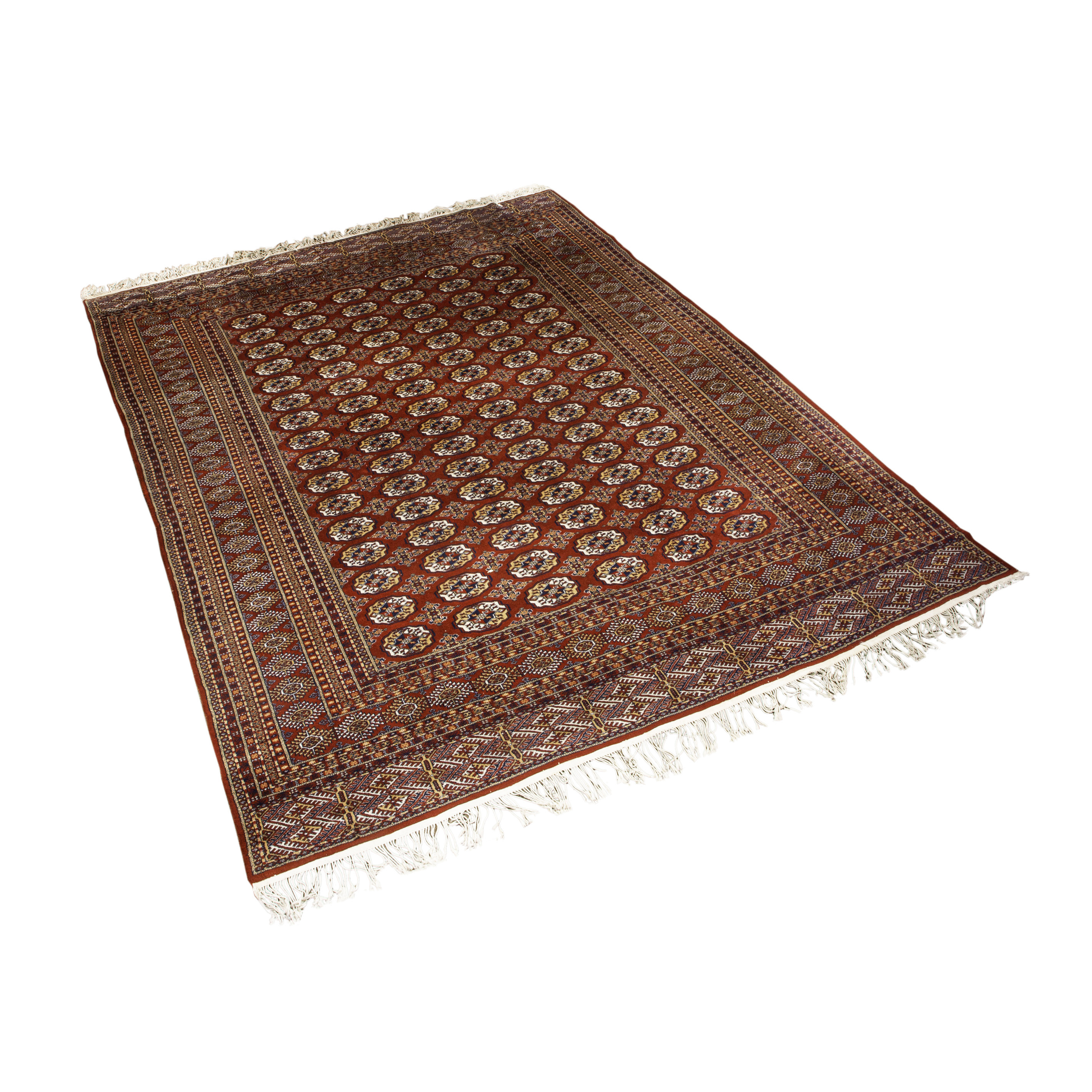 AFGHAN BOKHARA CARPET 8 2 X 12 2  3a3d8a