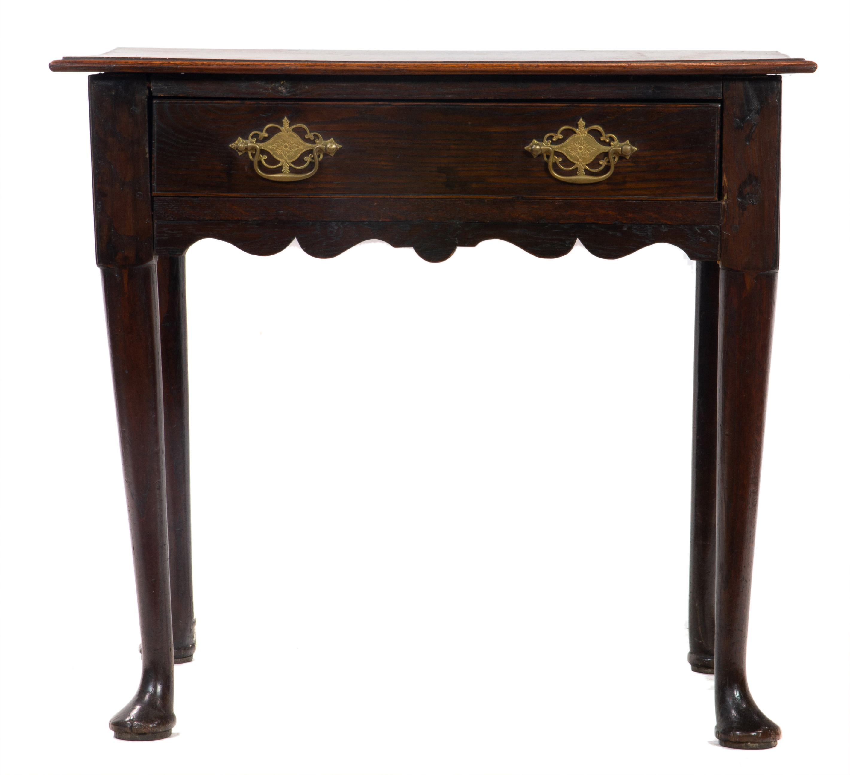 A GEORGE III  SINGLE DRAWER LOW