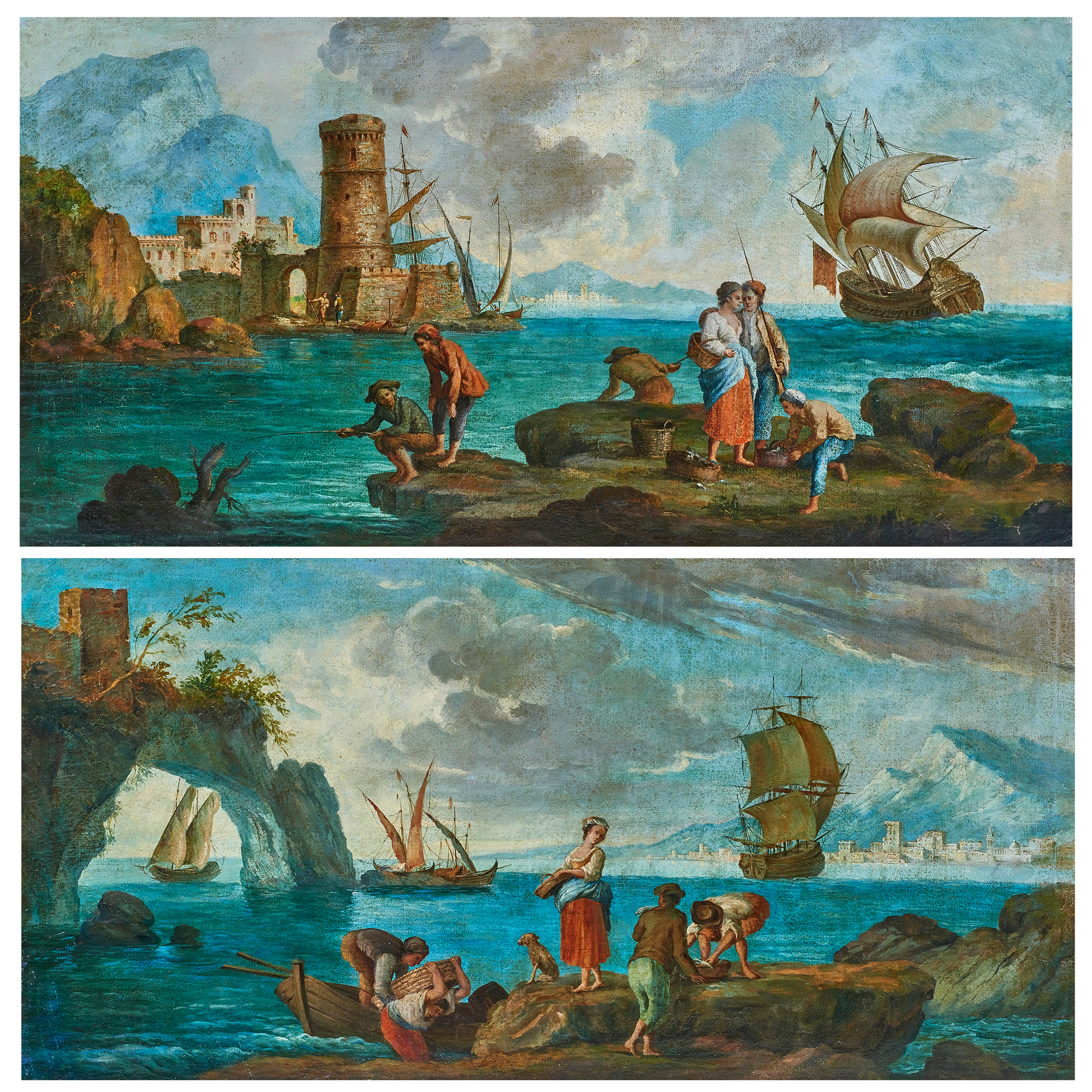 PAINTINGS, VIEWS OF THE BAY OF