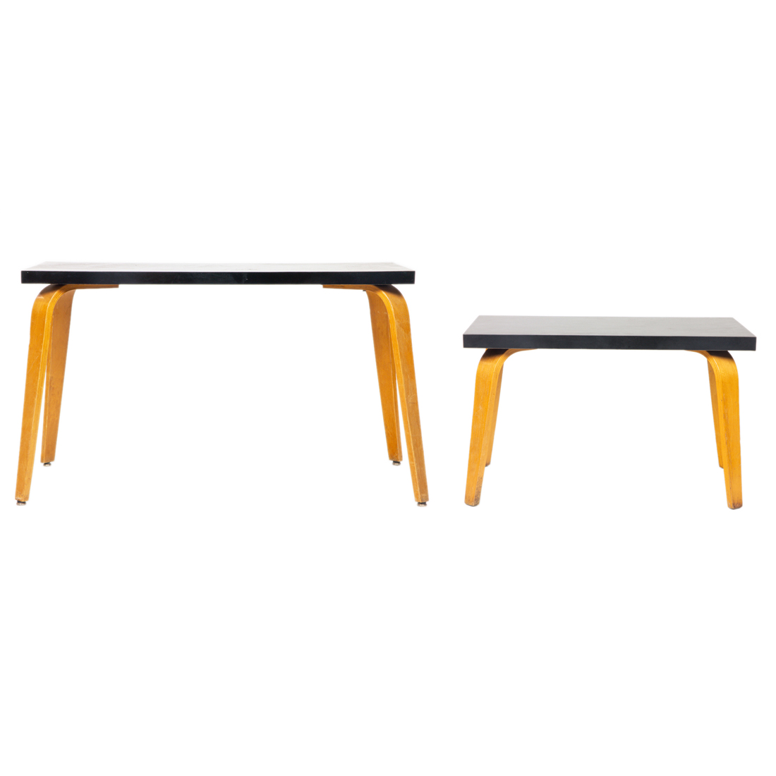 A PAIR OF THONET TABLES A pair