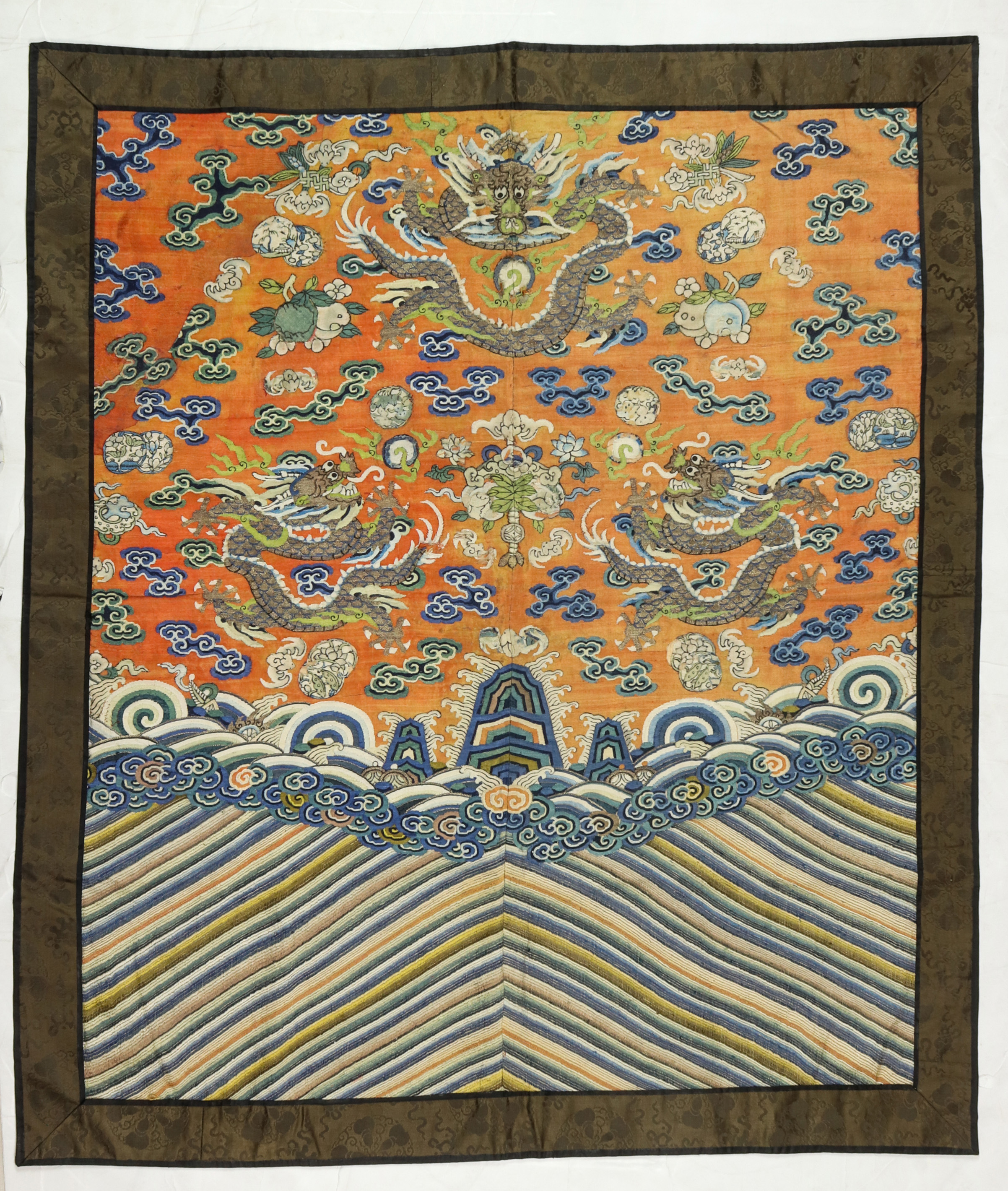 CHINESE KESI-WOVEN 'DRAGON' TAPESTRY