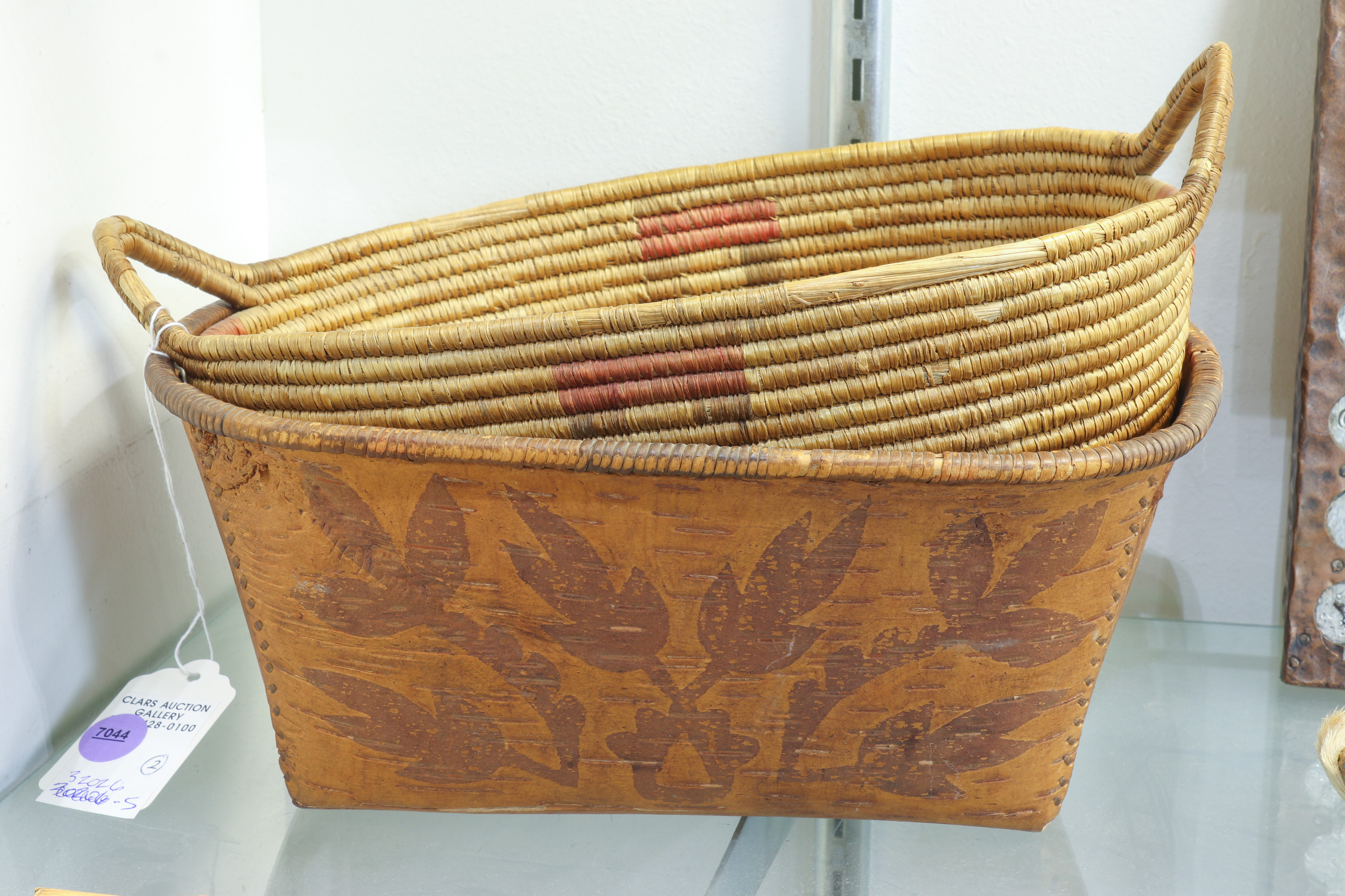  LOT OF 2 CREE BASKETS lot of 3a3eec