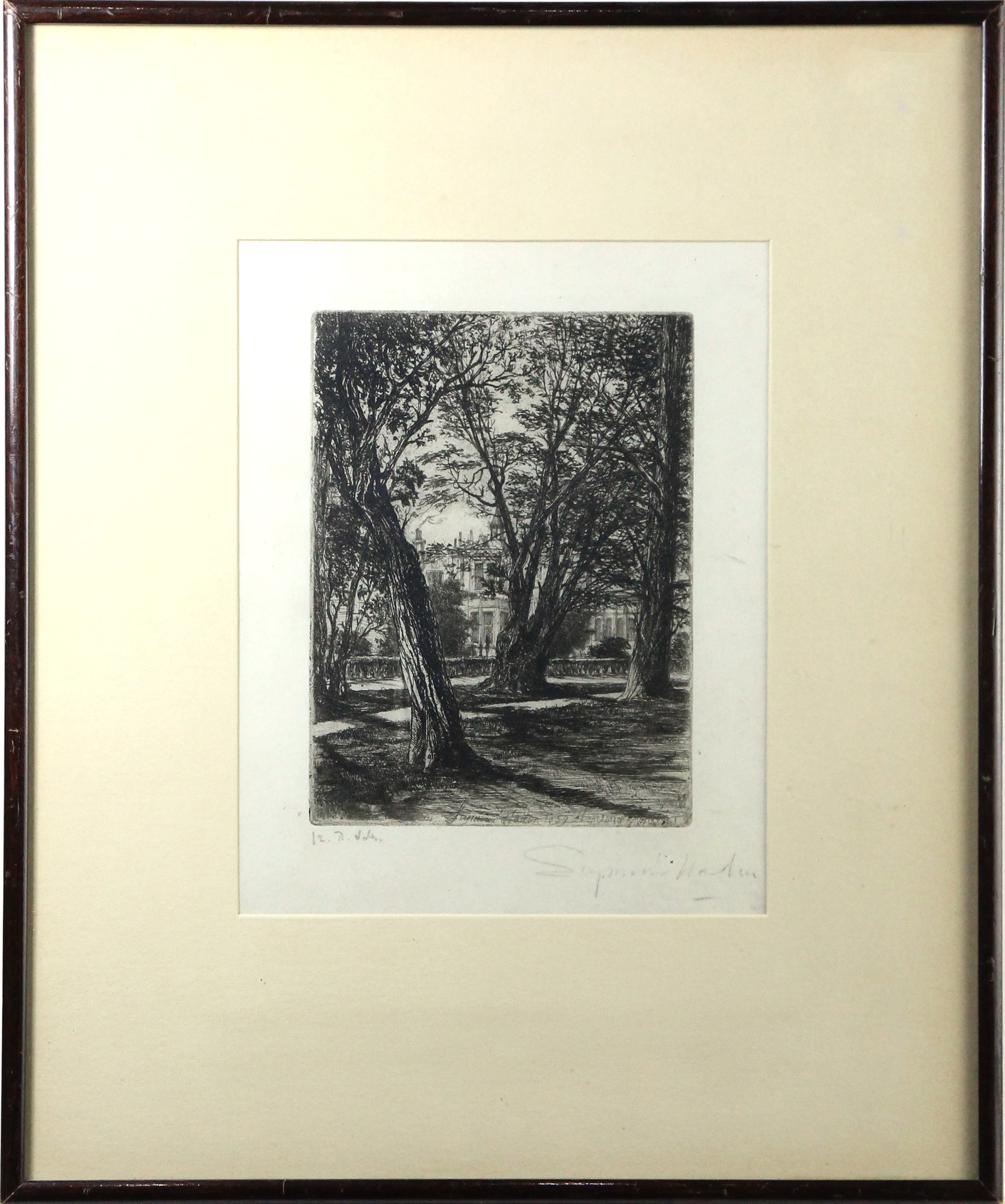 PRINT FRANCIS SEYMOUR HADEN Francis 3a4013