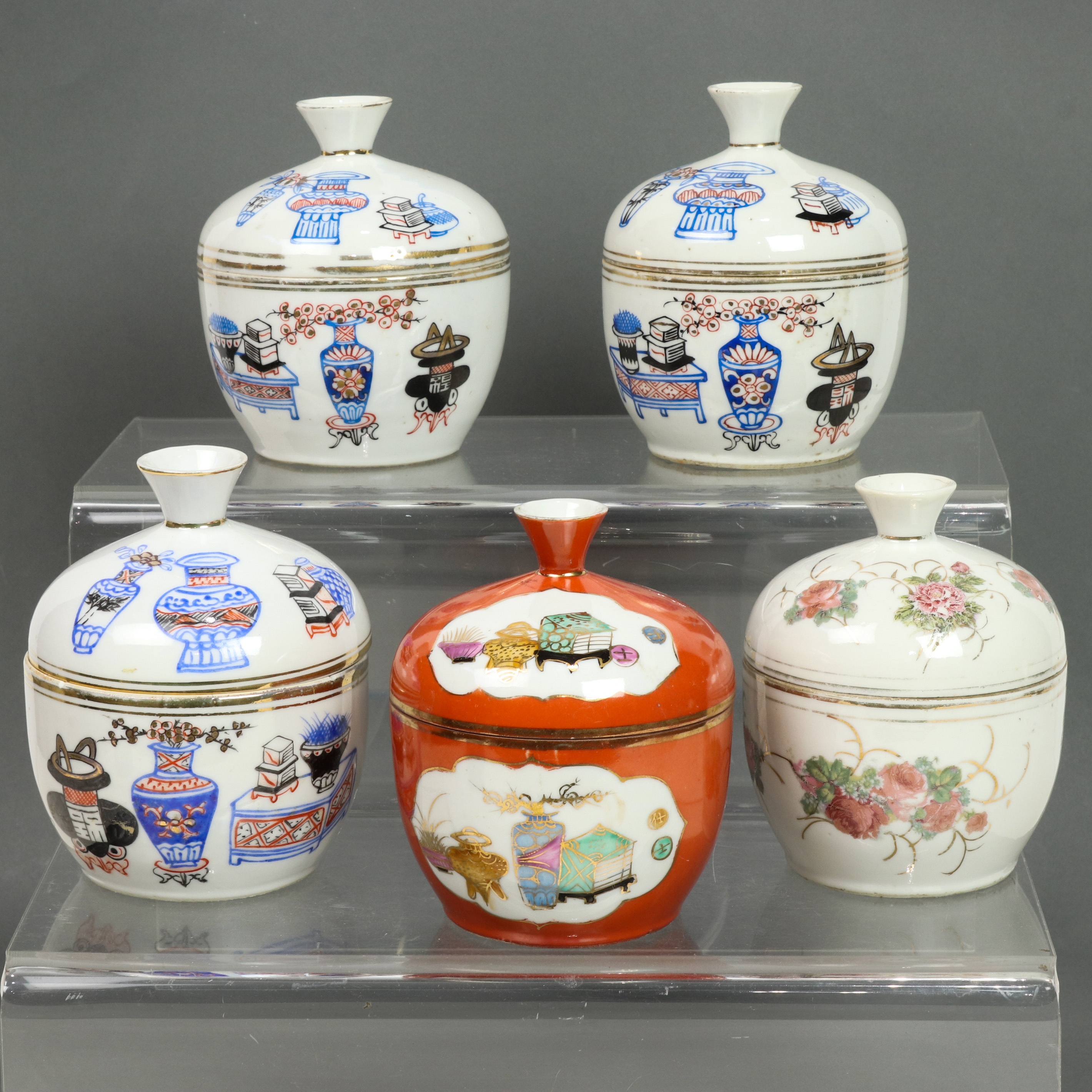  LOT OF 5 CHINESE FAMILLE ROSE 3a4066