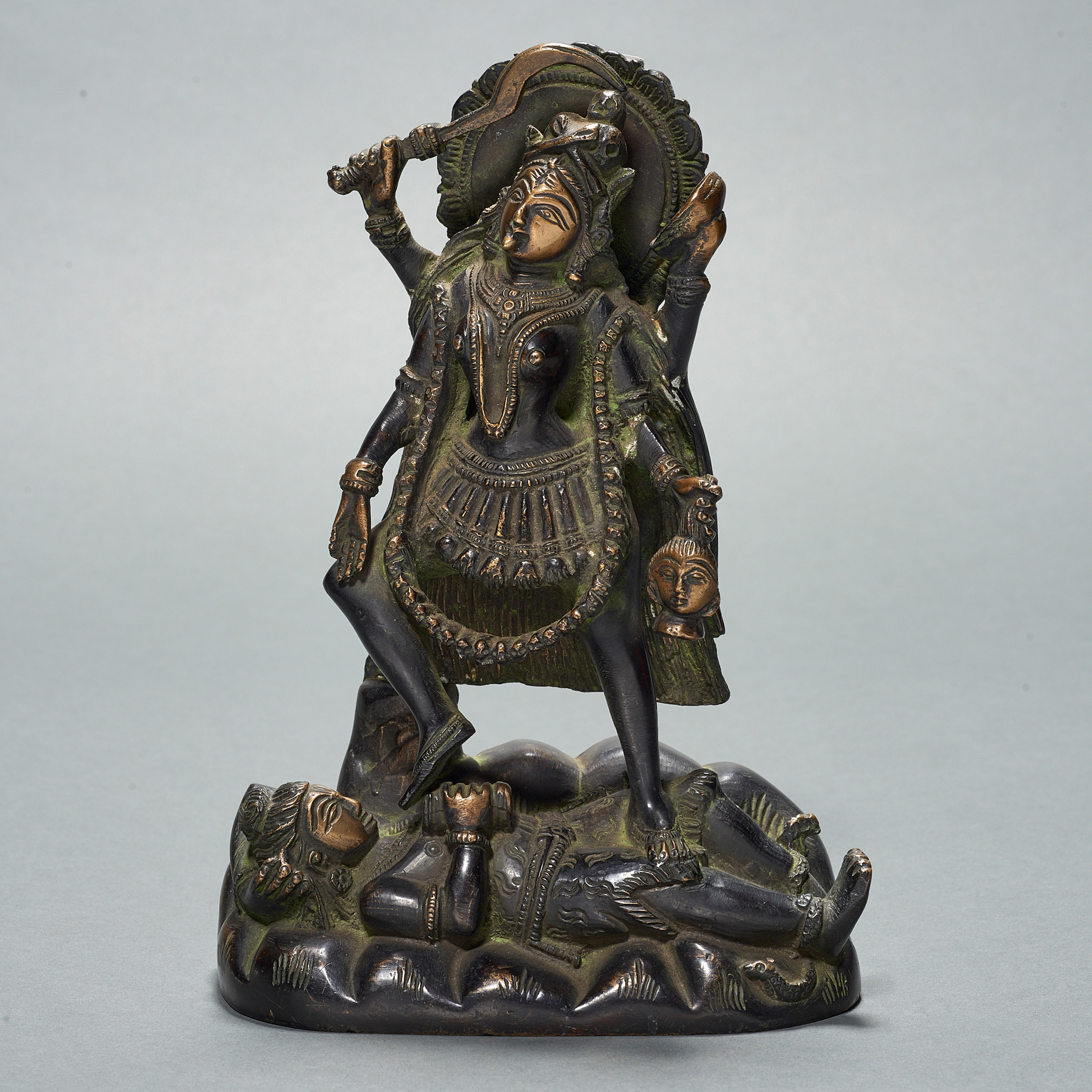 TIBETAN BRONZE BUDDHIST FIGURAL