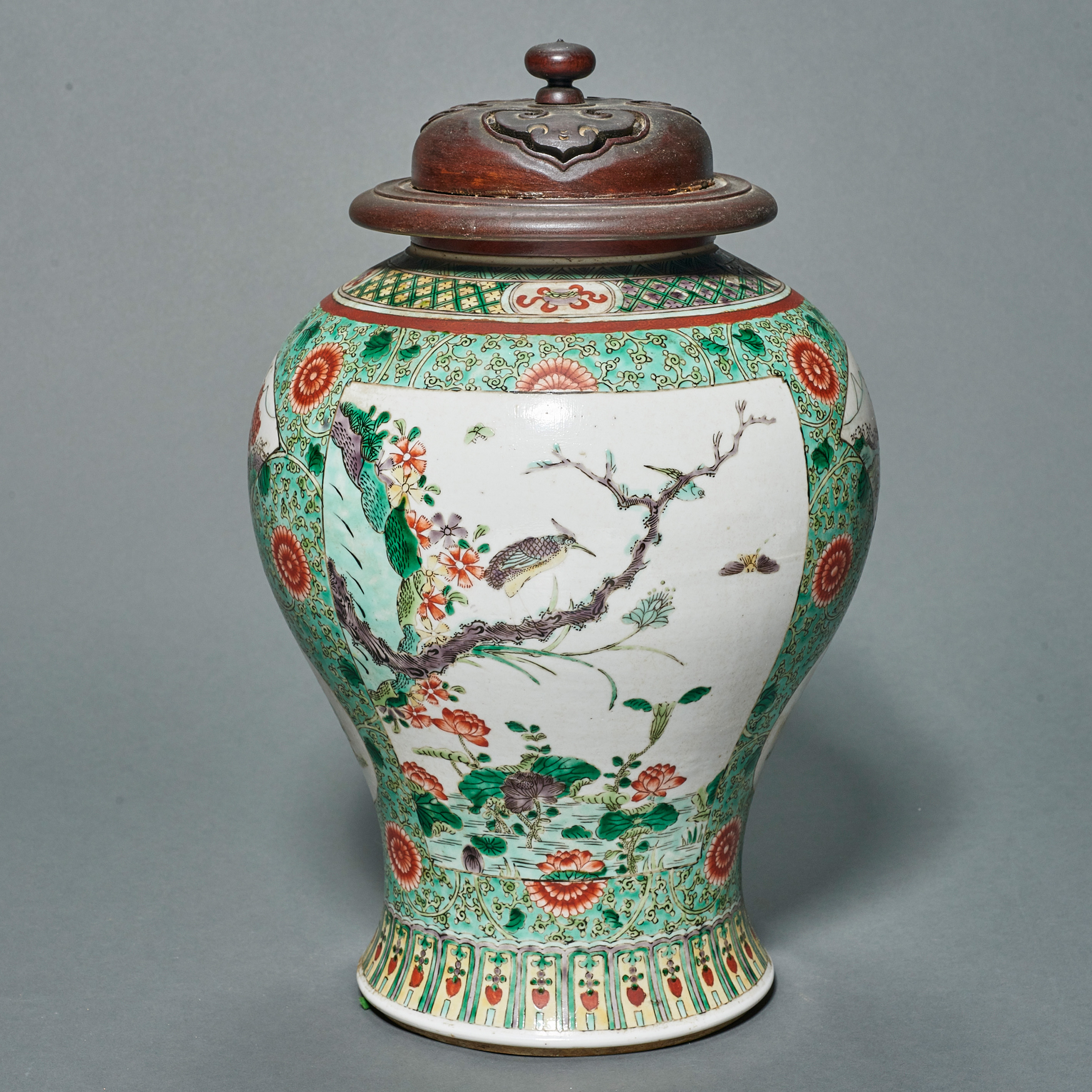 CHINESE FAMILLE VERTE JAR Chinese 3a40a9