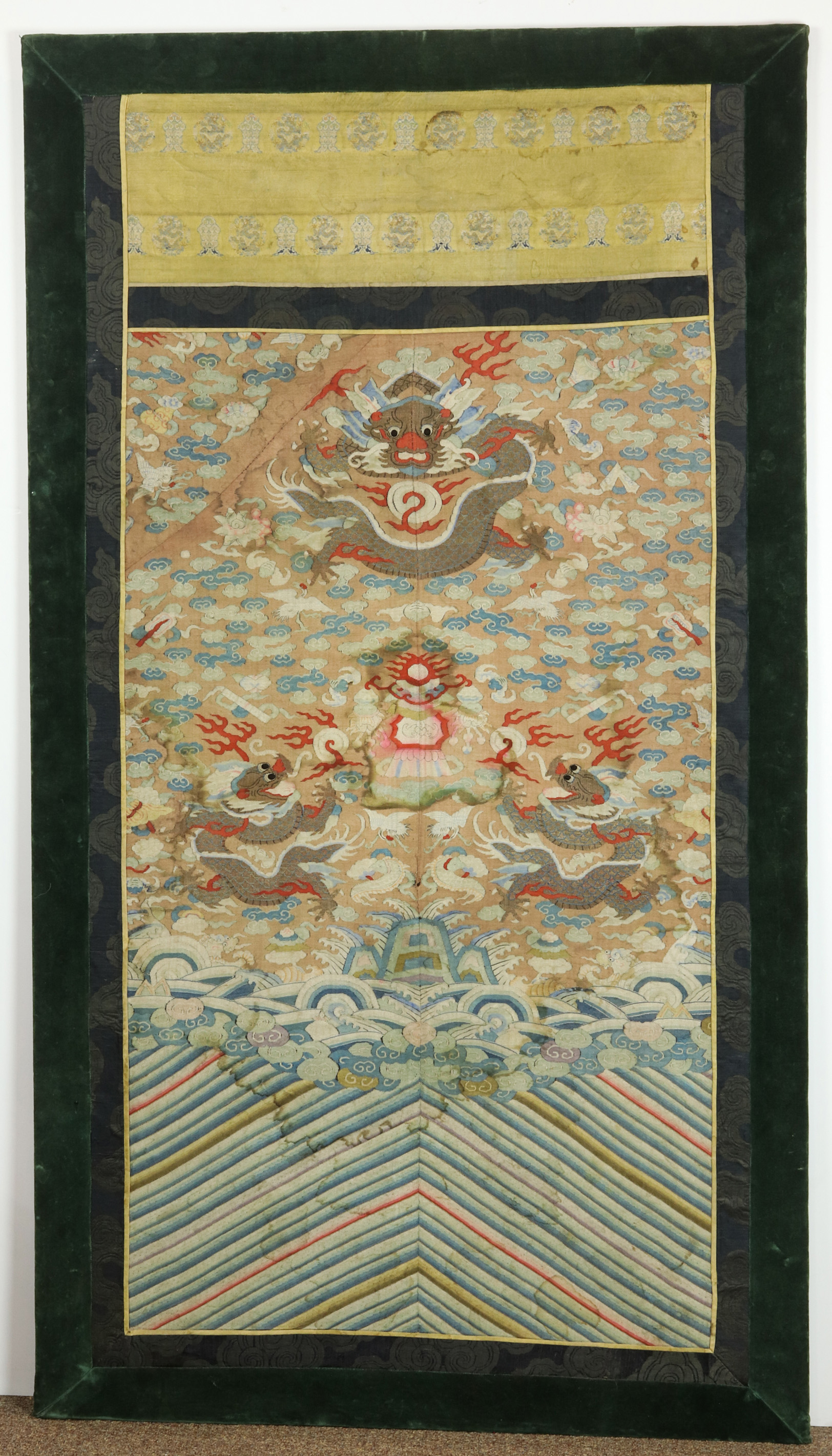 CHINESE KESI WOVEN FRAGMENT PANEL 3a40d9