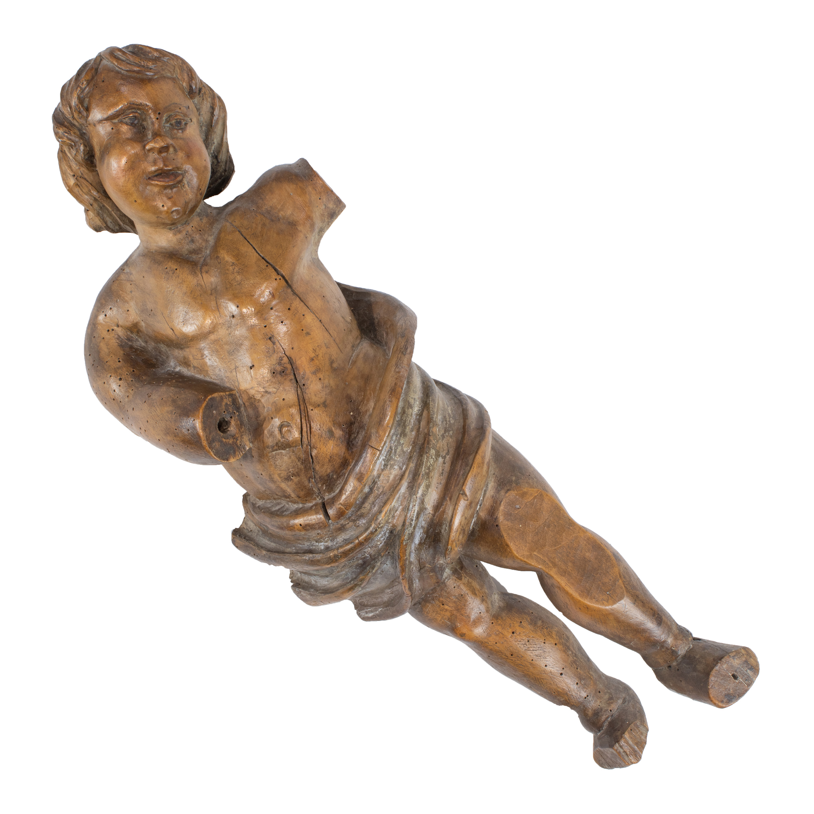 CONTINENTAL CARVED FIGURAL SCULPTURE 3a4276