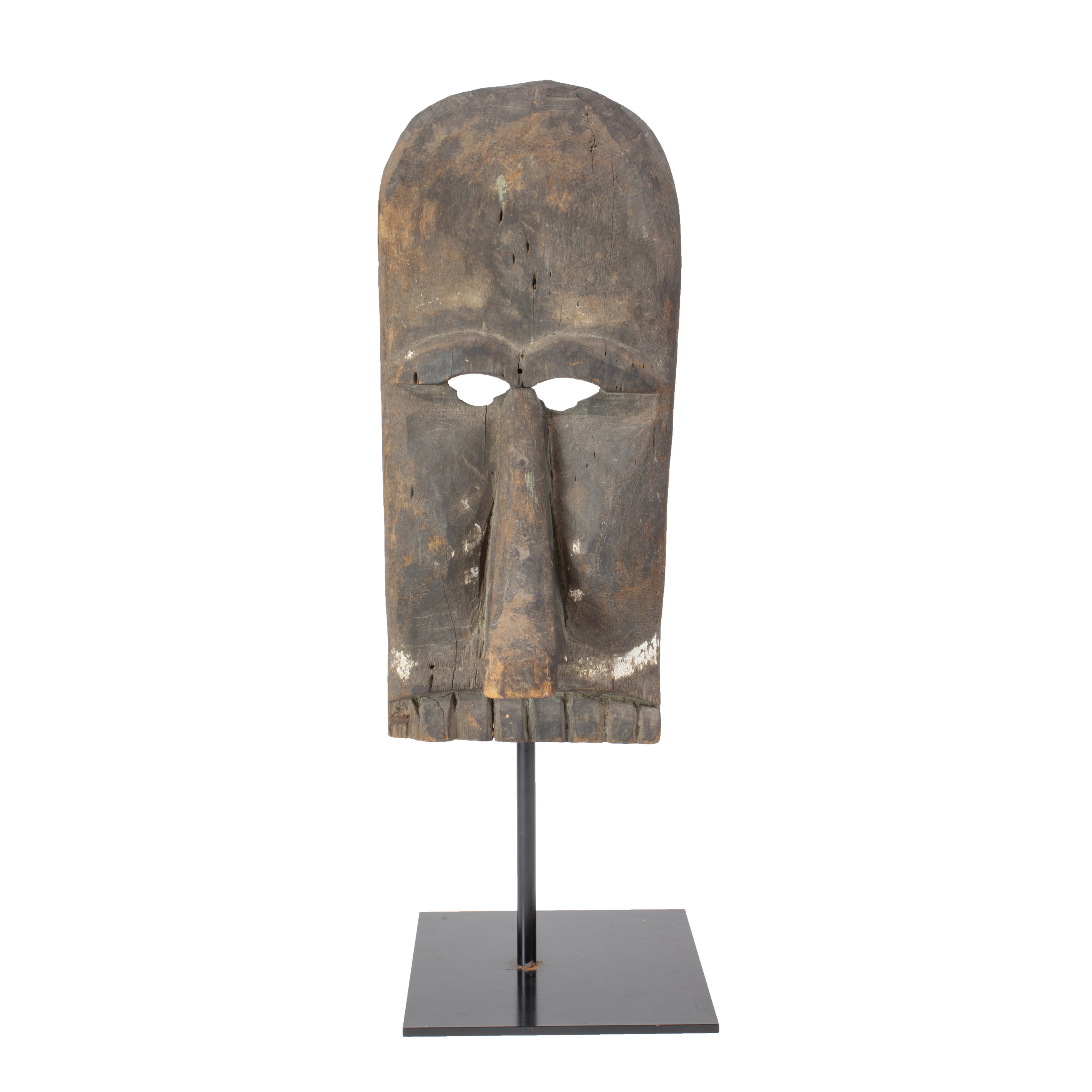 TALL TRIBAL MASK PROBABLY BORNEO KALIMANTAN  3a42e4