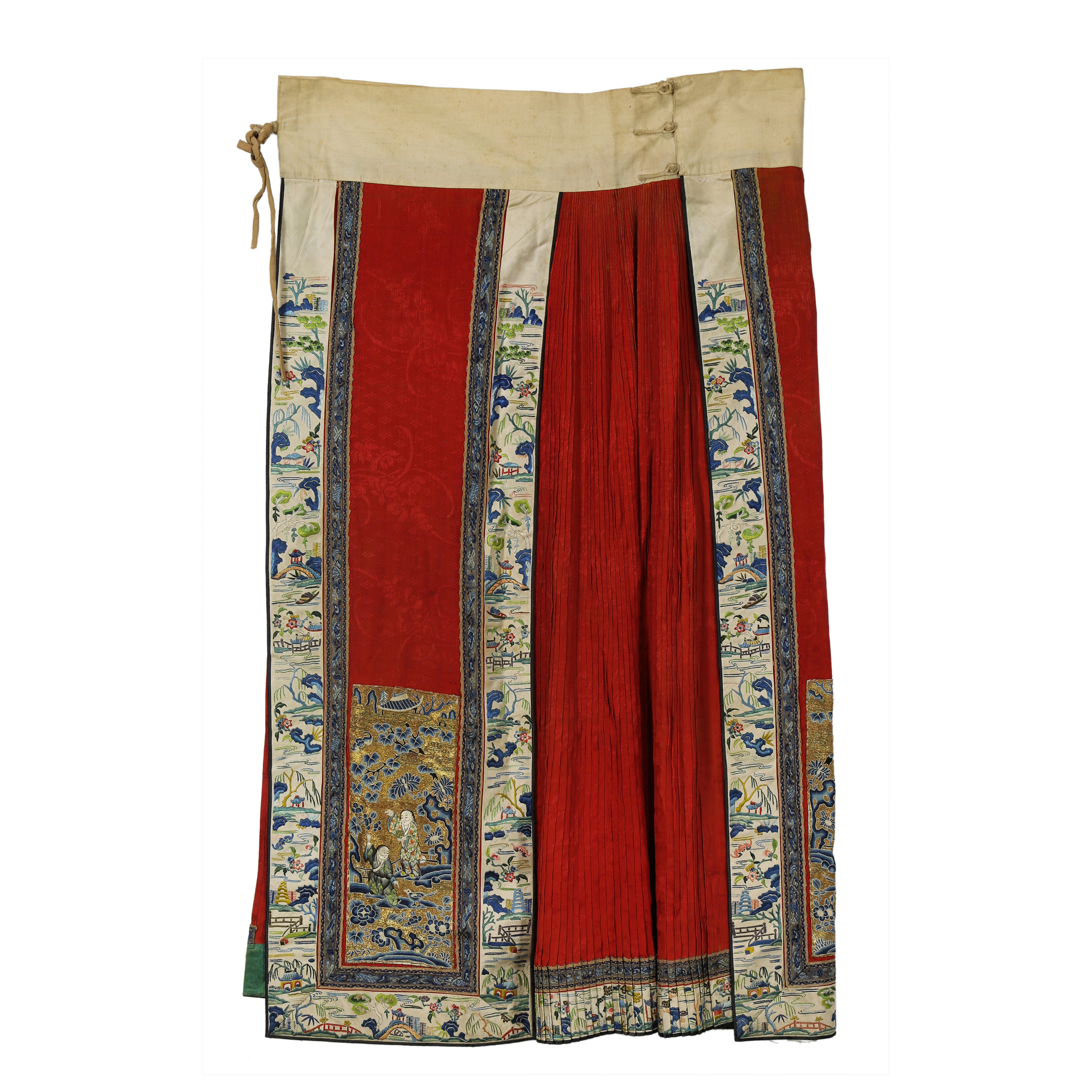 CHINESE EMBROIDERED APRON Chinese 3a42f4
