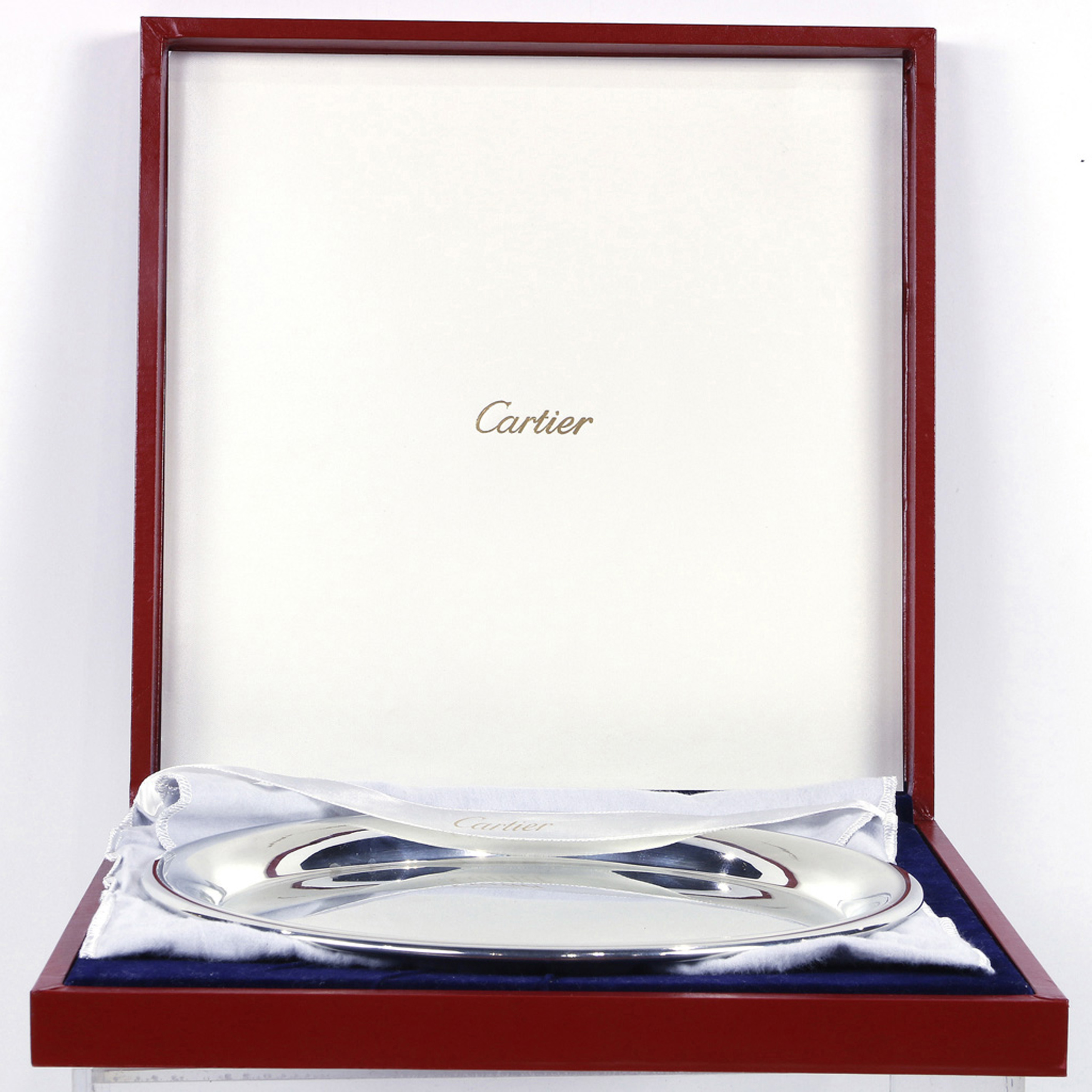 CARTIER SILVER PLATED PRESENTATION 3a4382