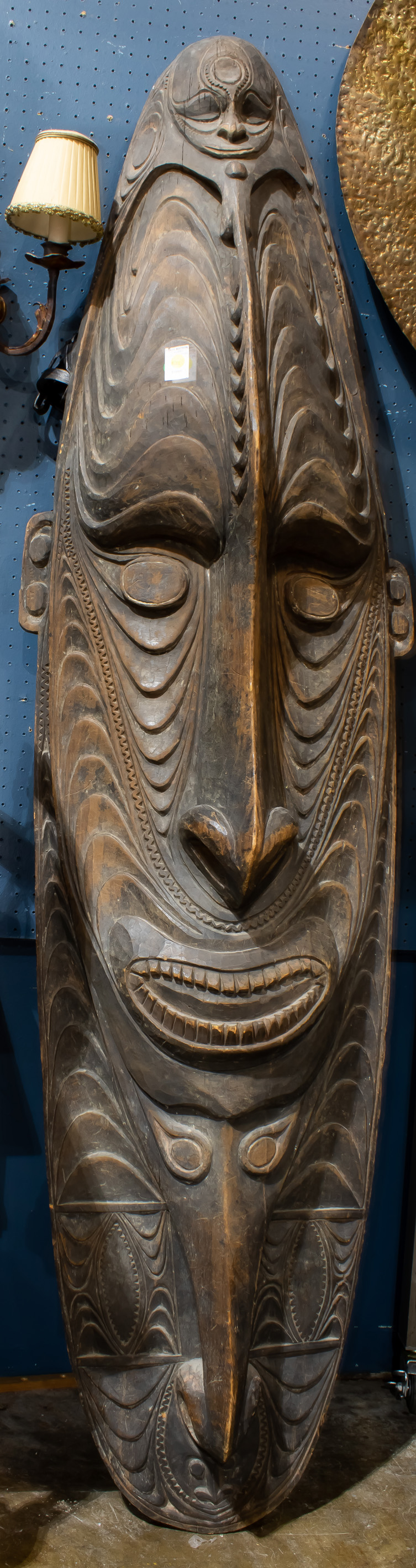 ETHNOGRAPHIC FIGURAL CARVED CEREMONIAL