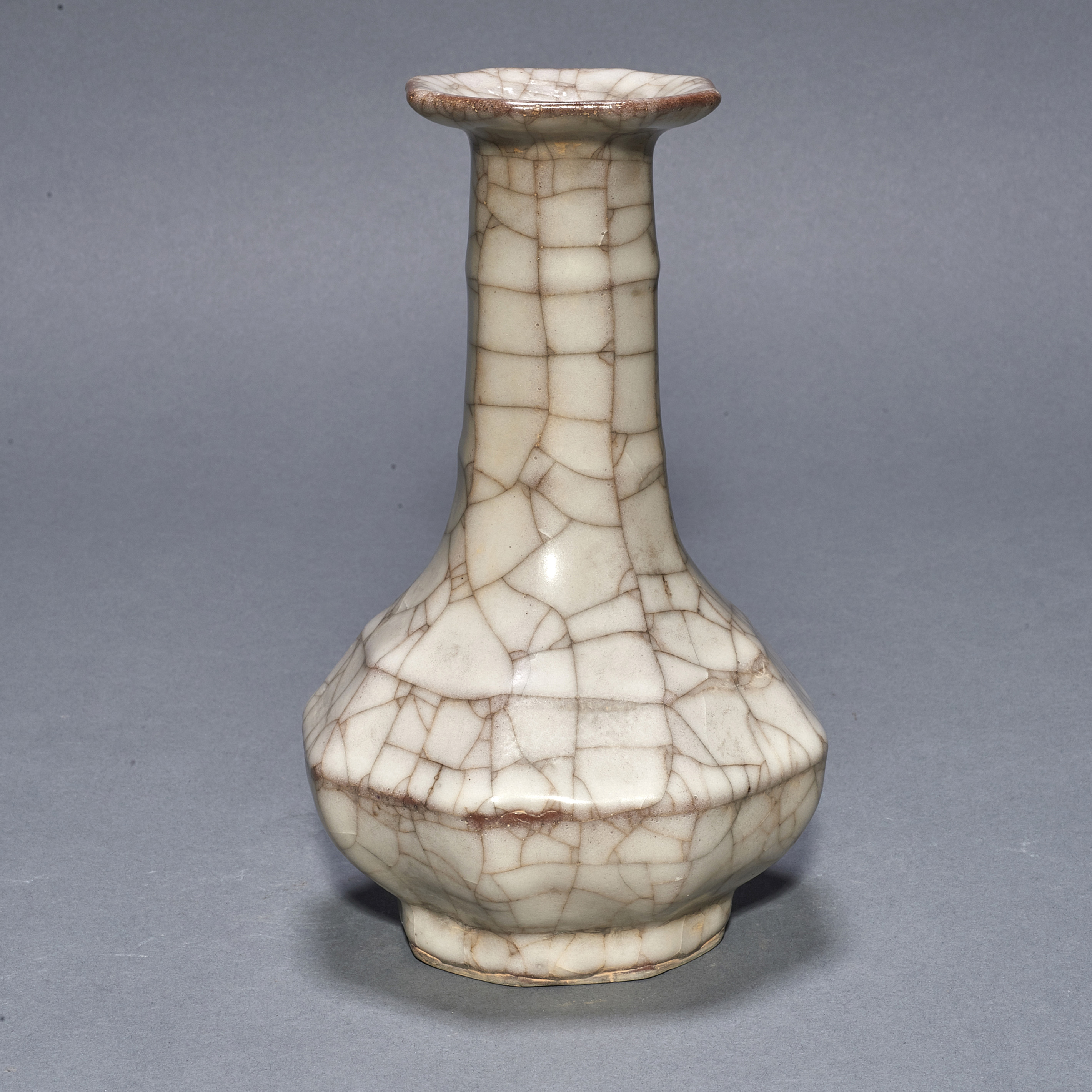 CHINESE CRACKLE GLAZE BOTTLE VASE 3a44df