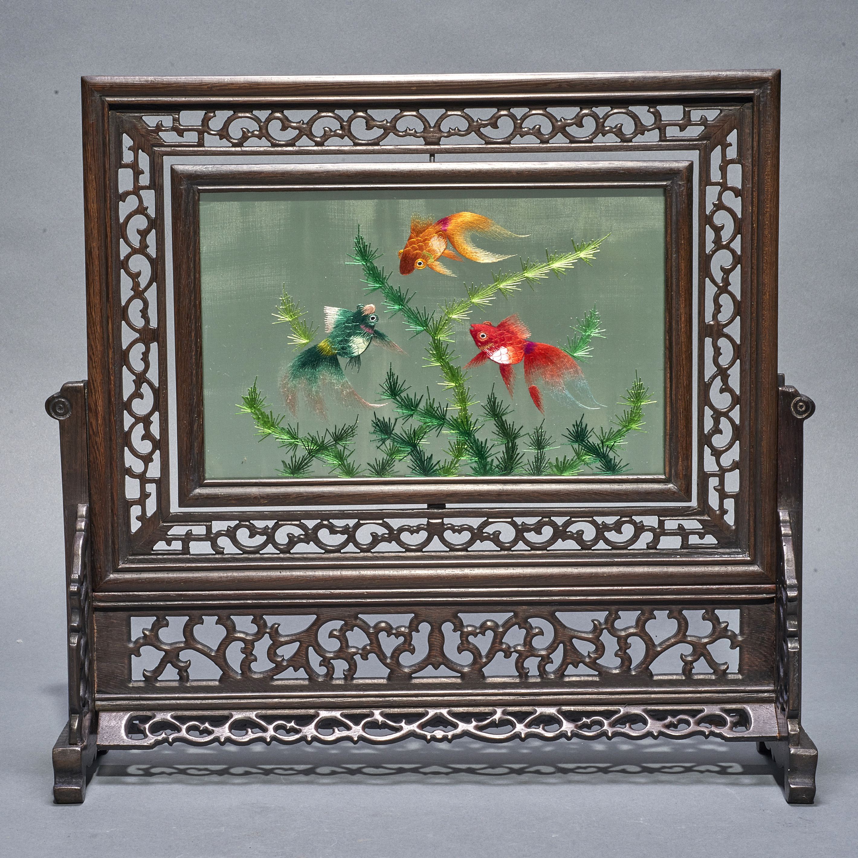 CHINESE GOLDFISH TABLE SCREEN 3a44fc