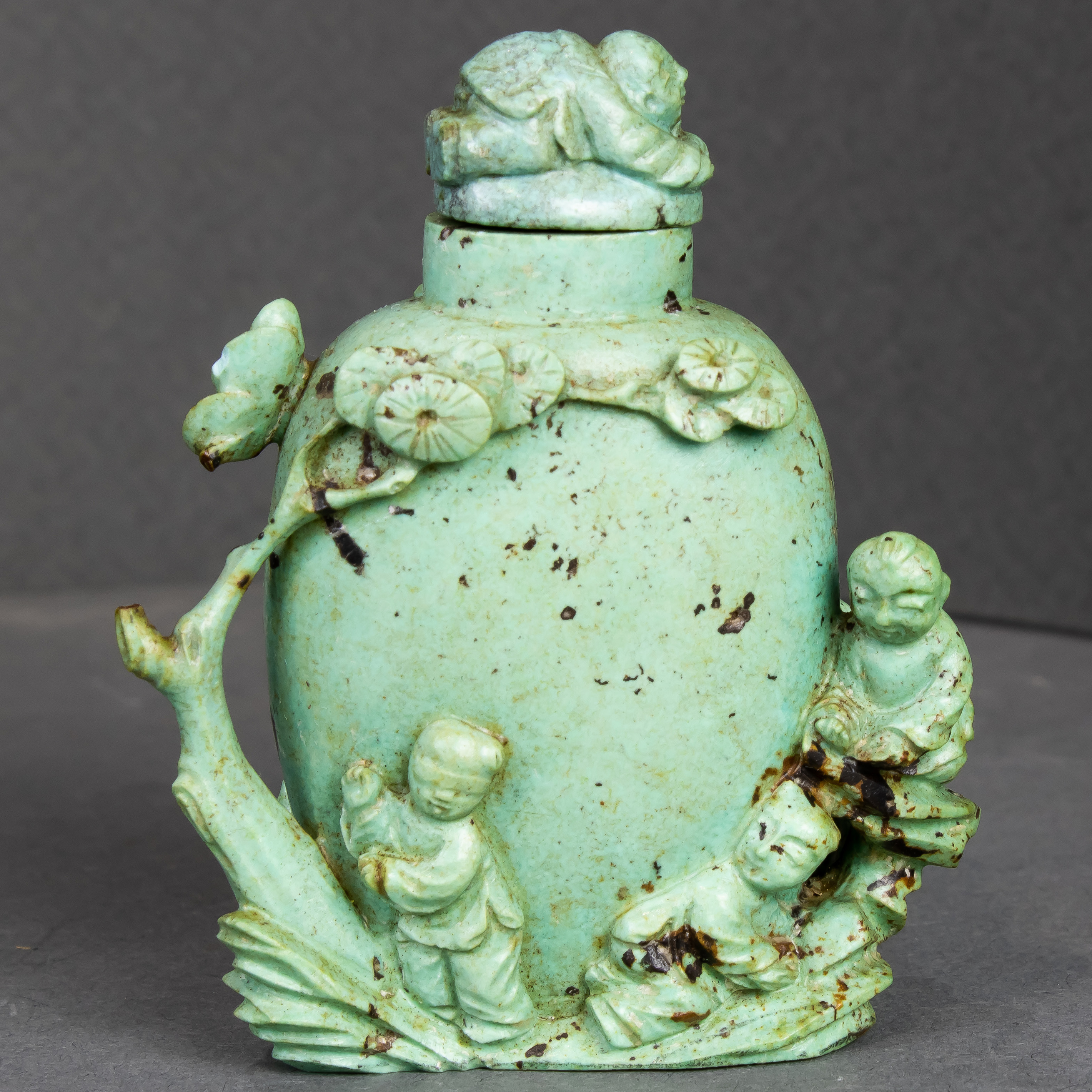 CHINESE TURQUOISE SNUFF BOTTLE 3a4504