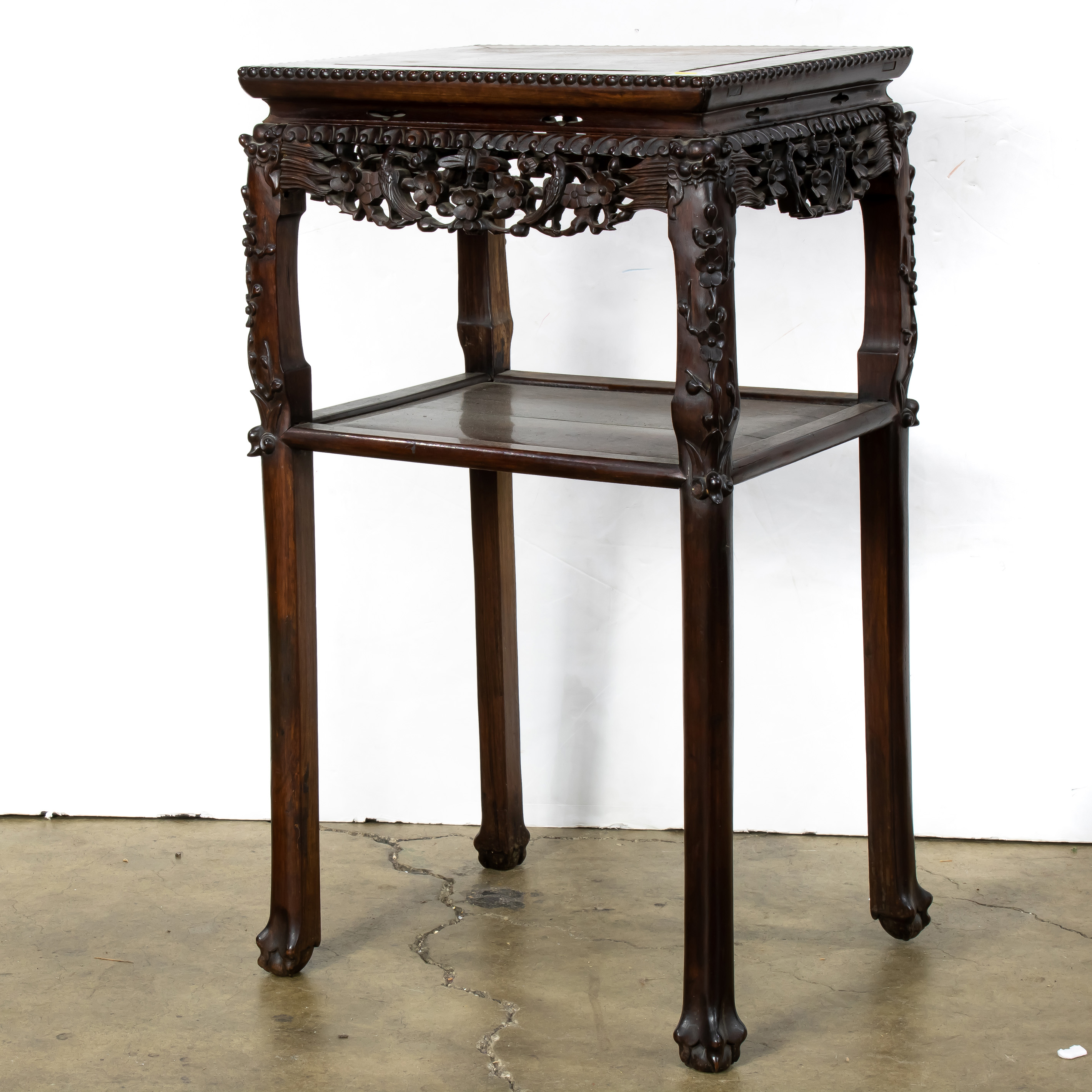 CHINESE HARDWOOD STAND Chinese 3a4545