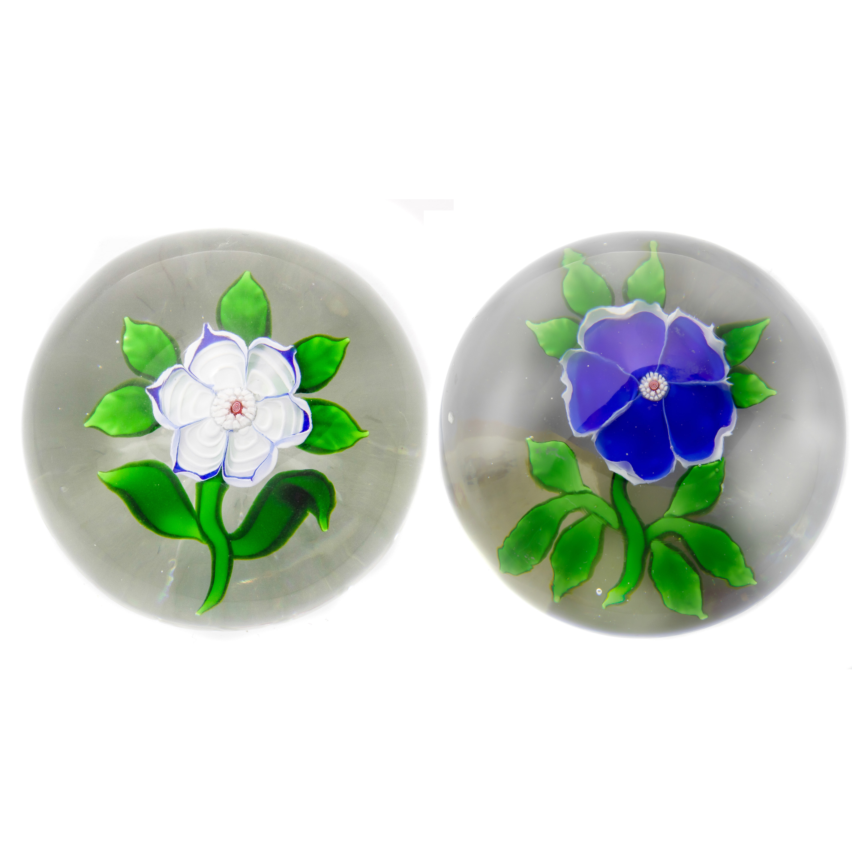 A (LOT OF 2) BACCARAT PRIMROSE PAPERWEIGHTS.