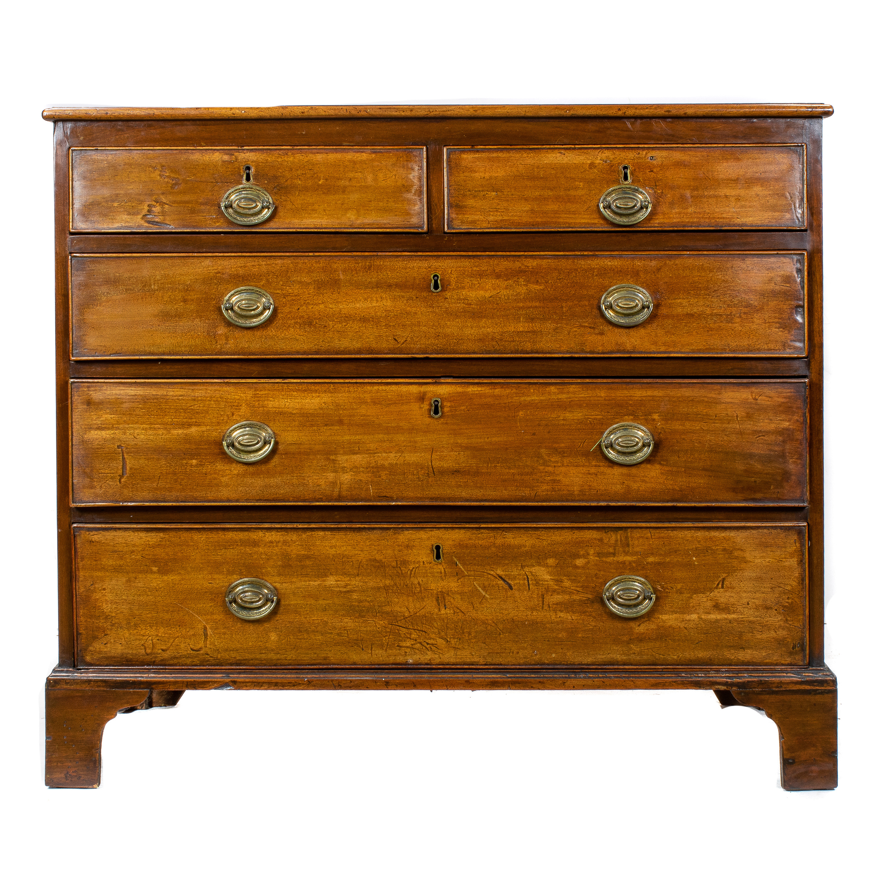 A GEORGE III MAHOGANY CHEST A George