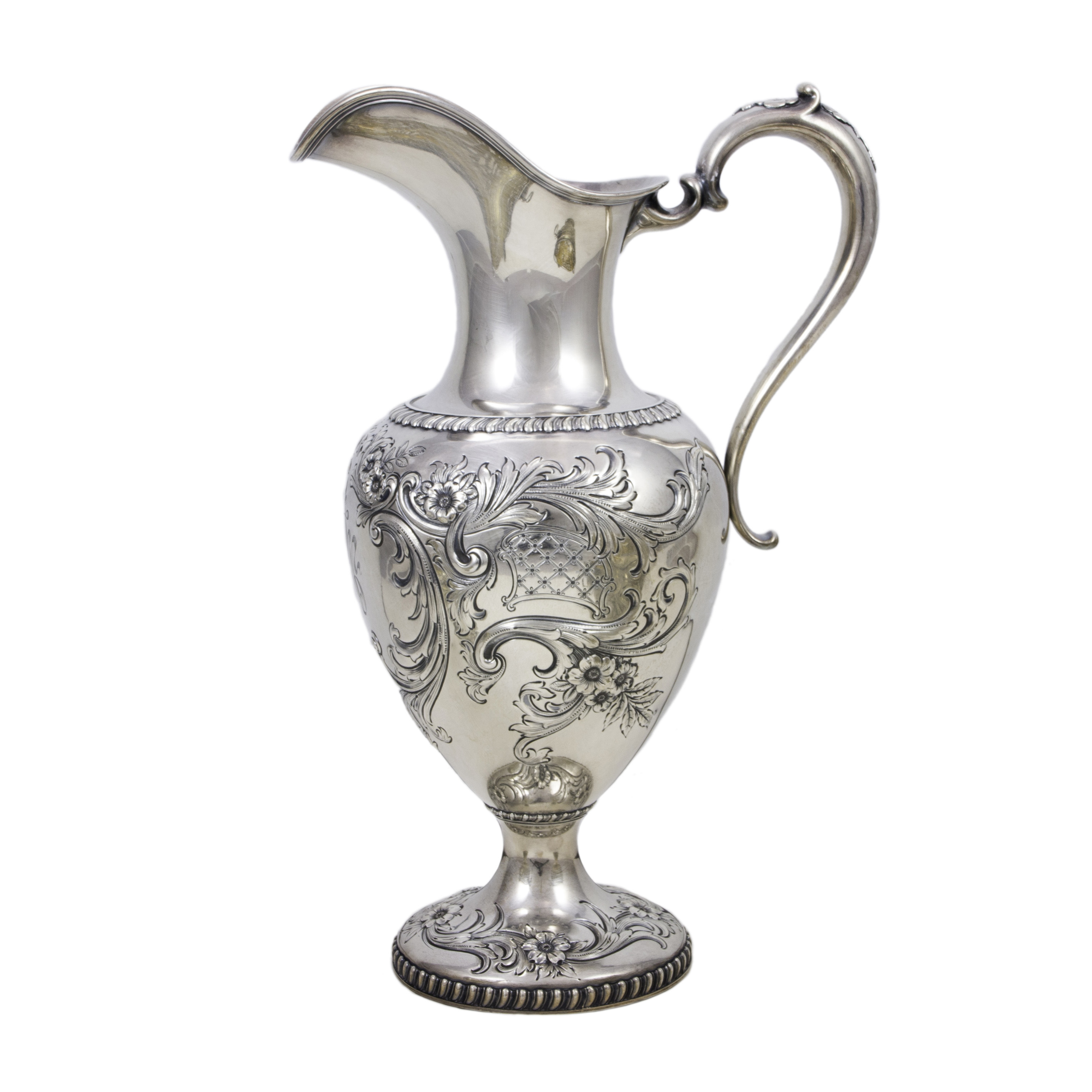 A LARGE AMERICAN ART NOUVEAU STERLING