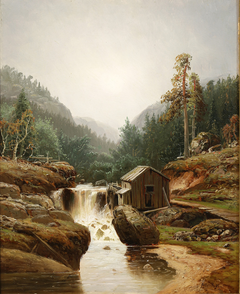 PAINTING, ALBERT BIERSTADT Albert