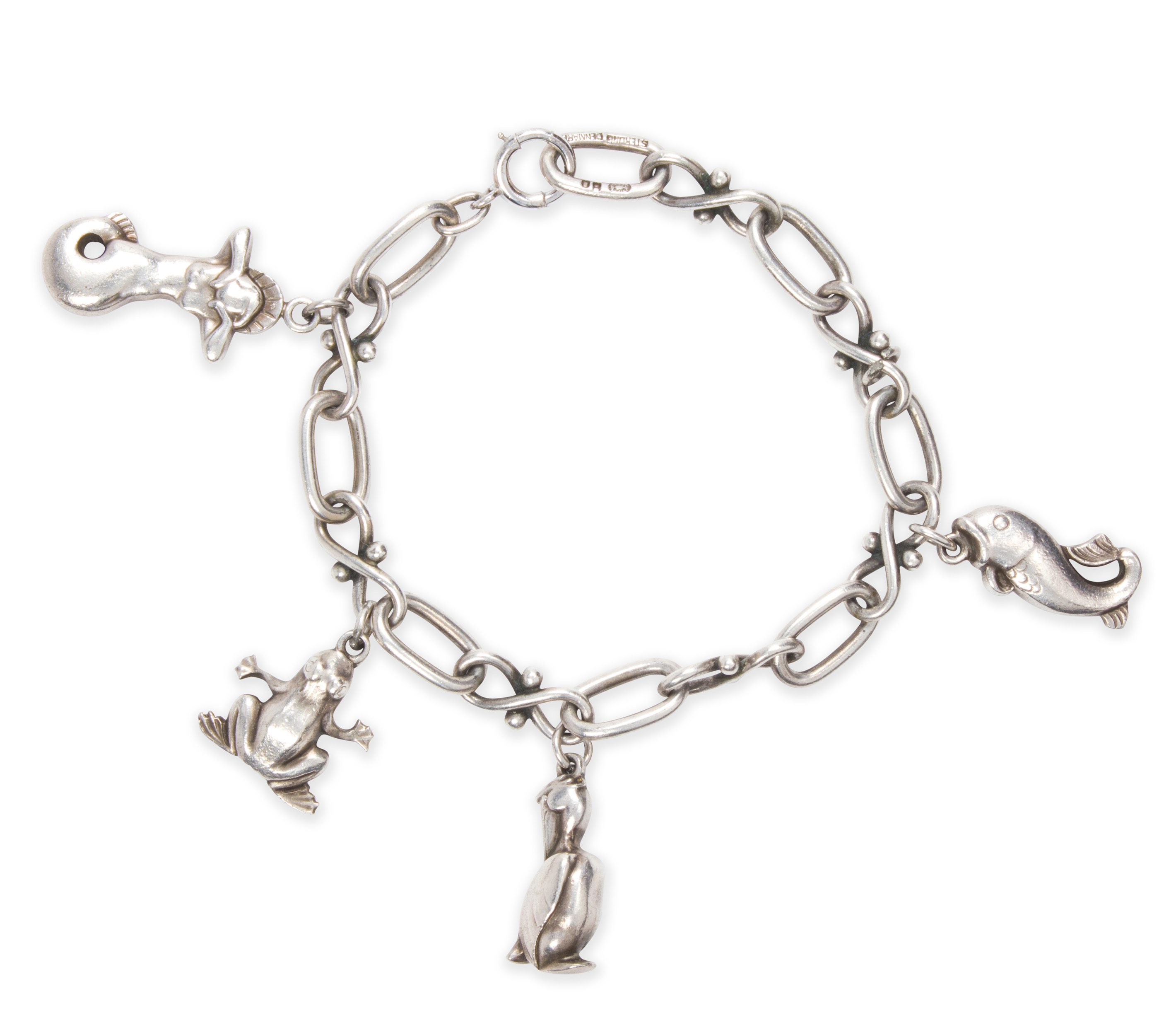 A STERLING BRACELET, GEORG JENSEN