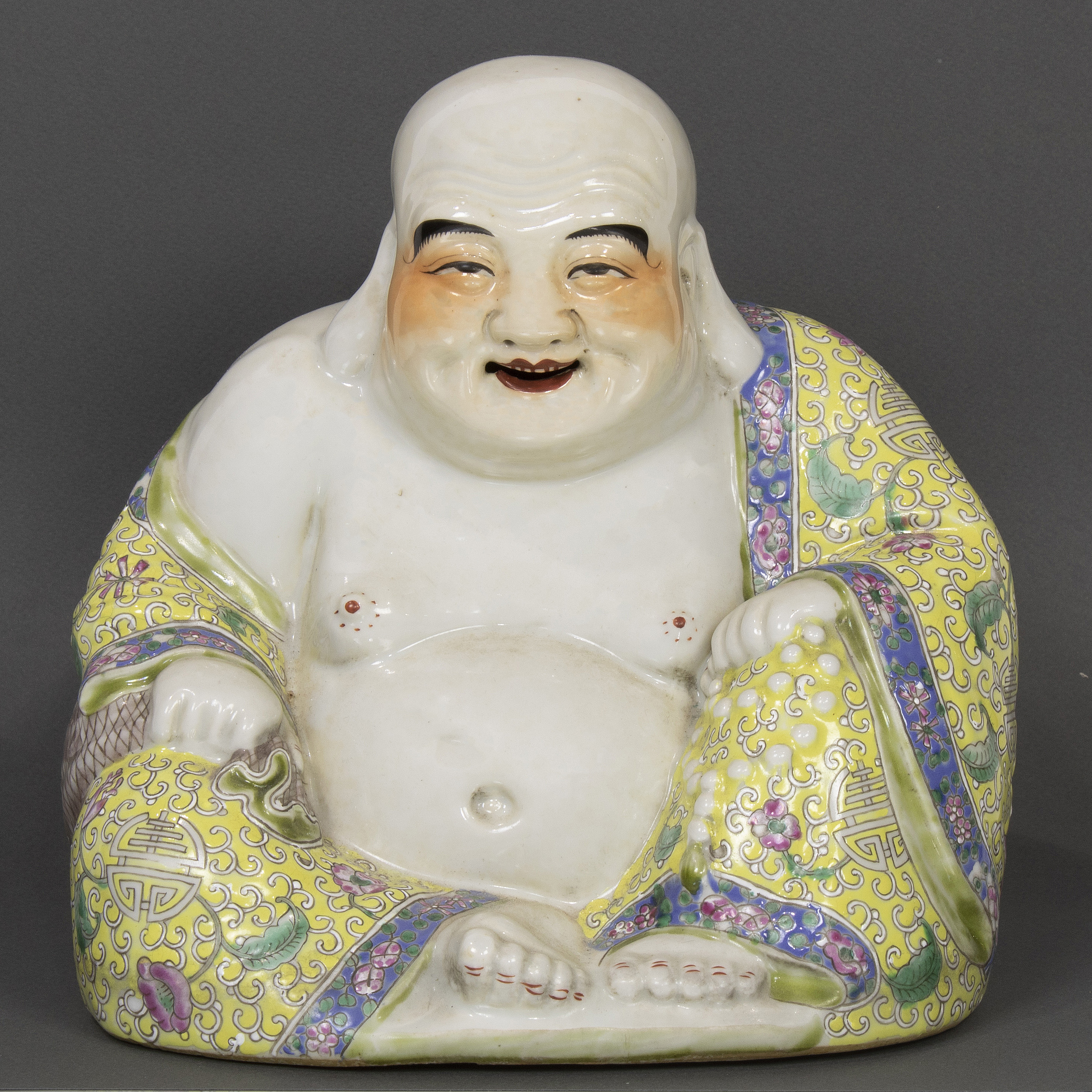 CHINESE FAMILLE ROSE BUDAI Chinese 3a481d