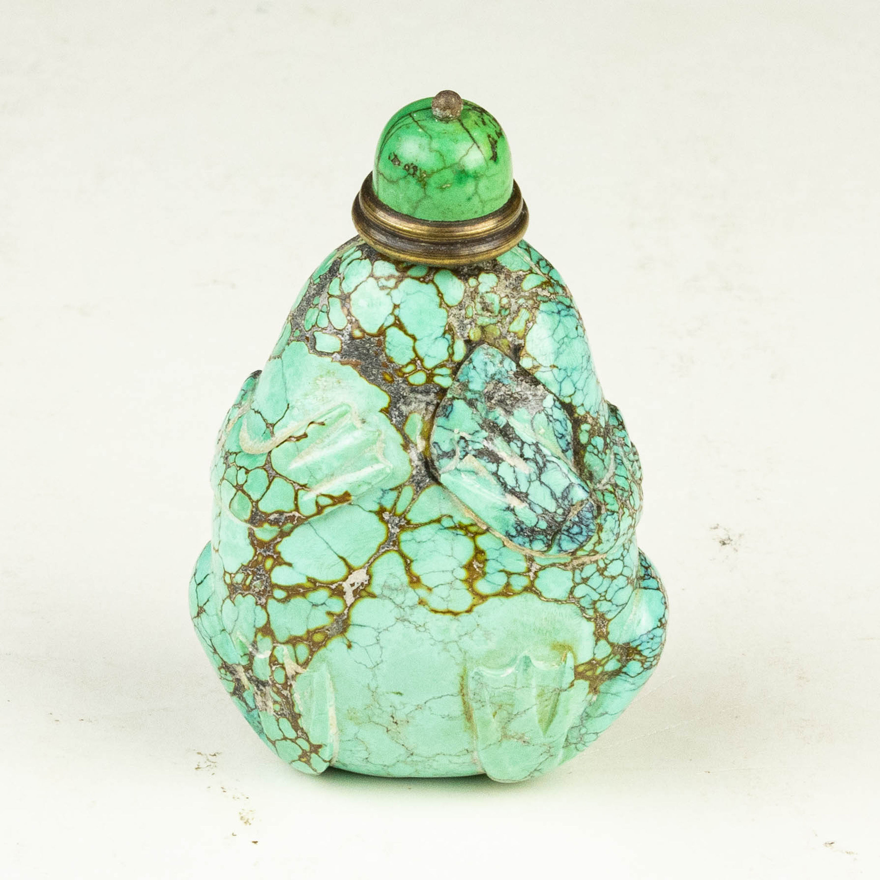 CHINESE TURQUOISE SNUFF BOTTLE 3a4936