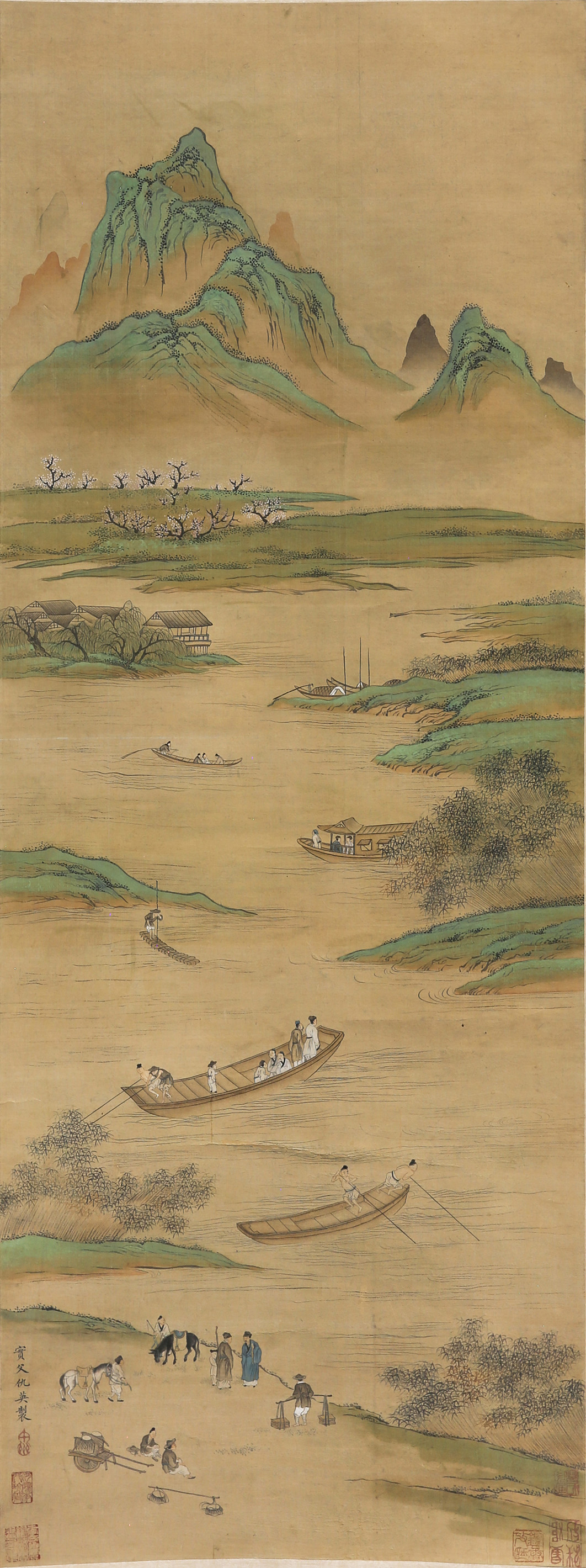 MANNER OF QIU YING (1494?-1552) - GATHERING