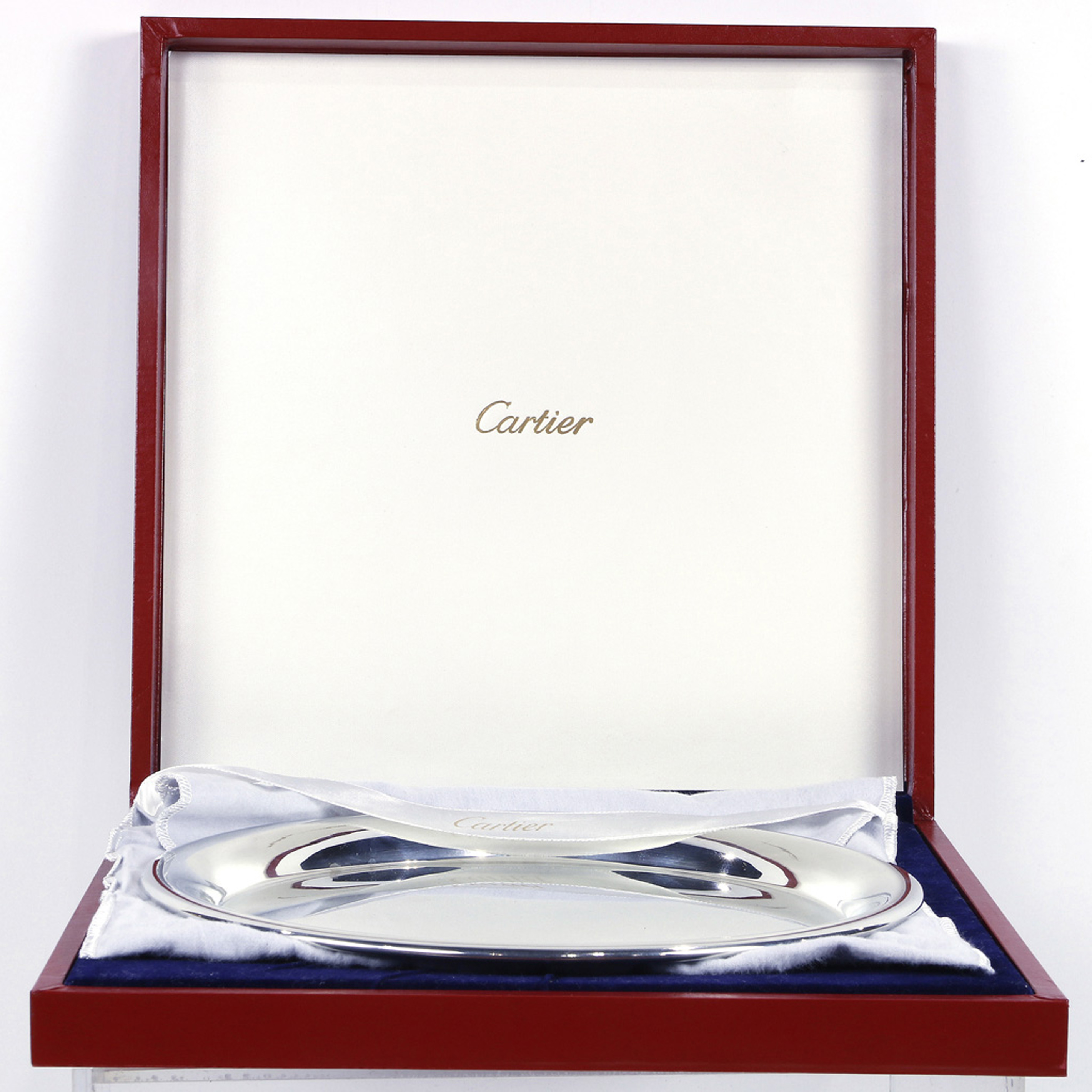 CARTIER SILVER PLATED PRESENTATION 3a4994