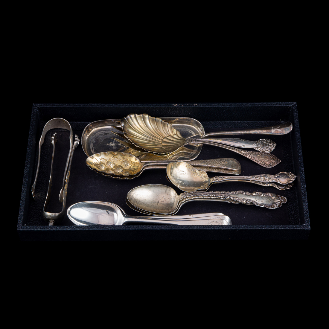 (LOT OF 15) MOSTLY STERLING SPOONS (Lot