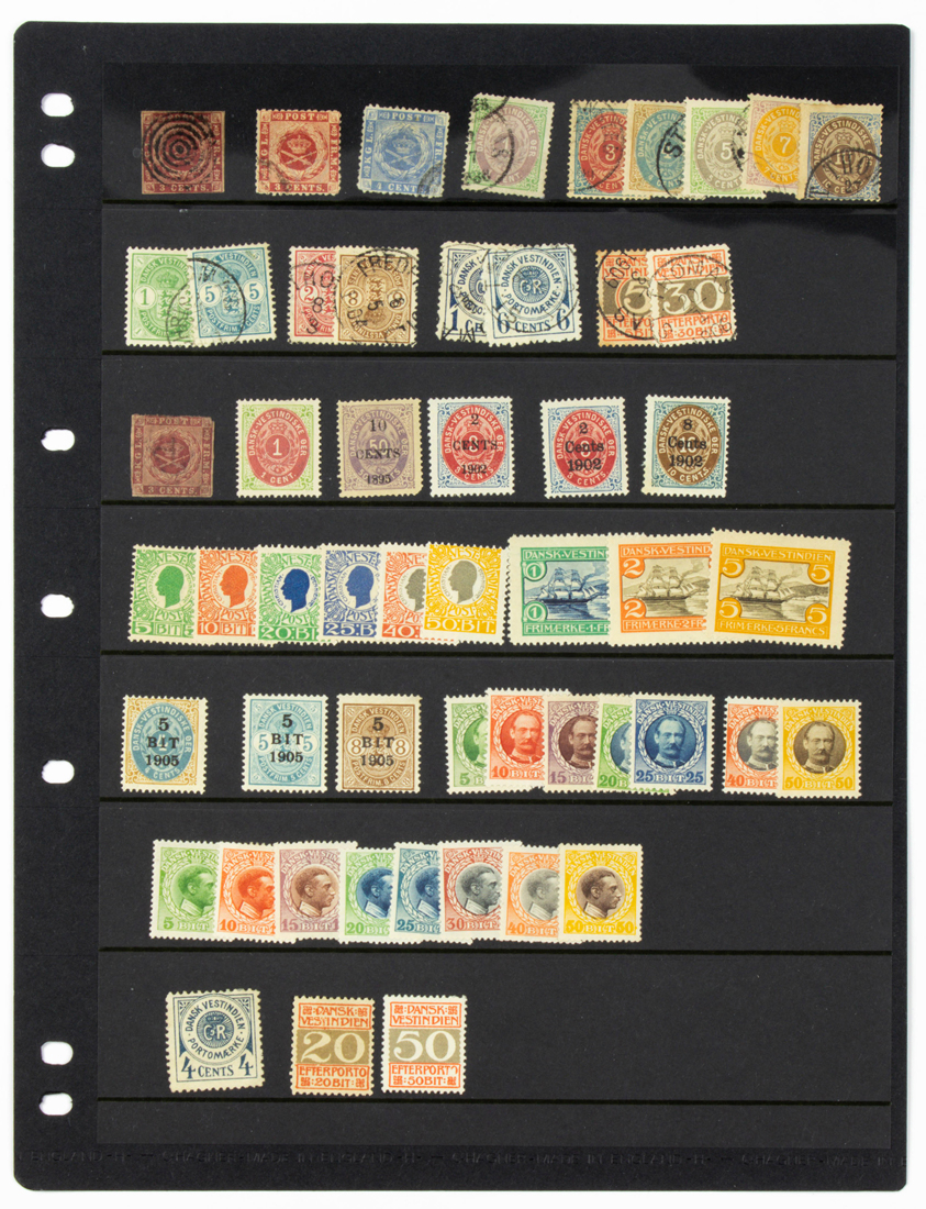 DANISH WEST INDIES STAMP GROUP 3a237f