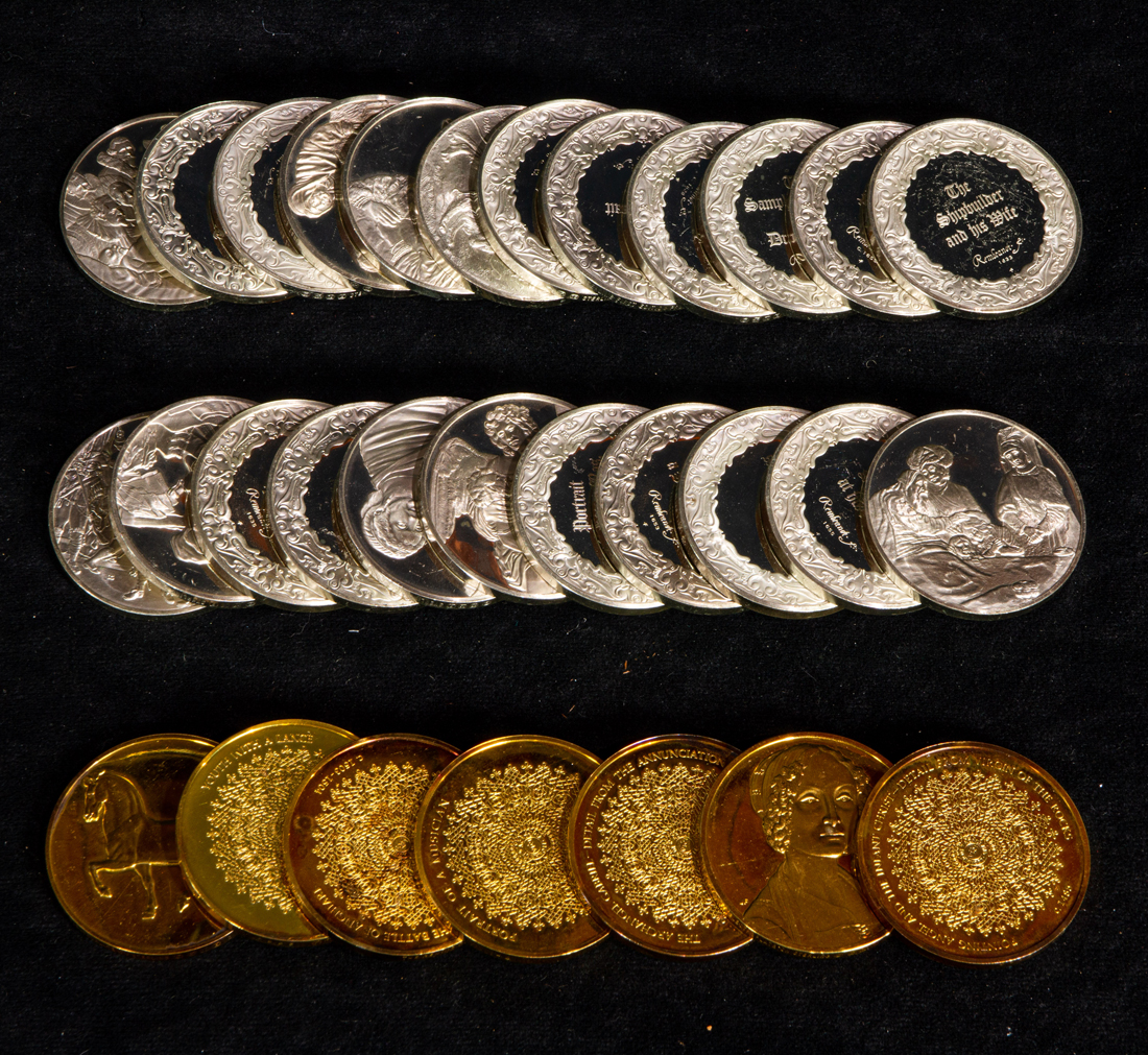 (23 PC) PARTIAL SET OF FRANKLIN