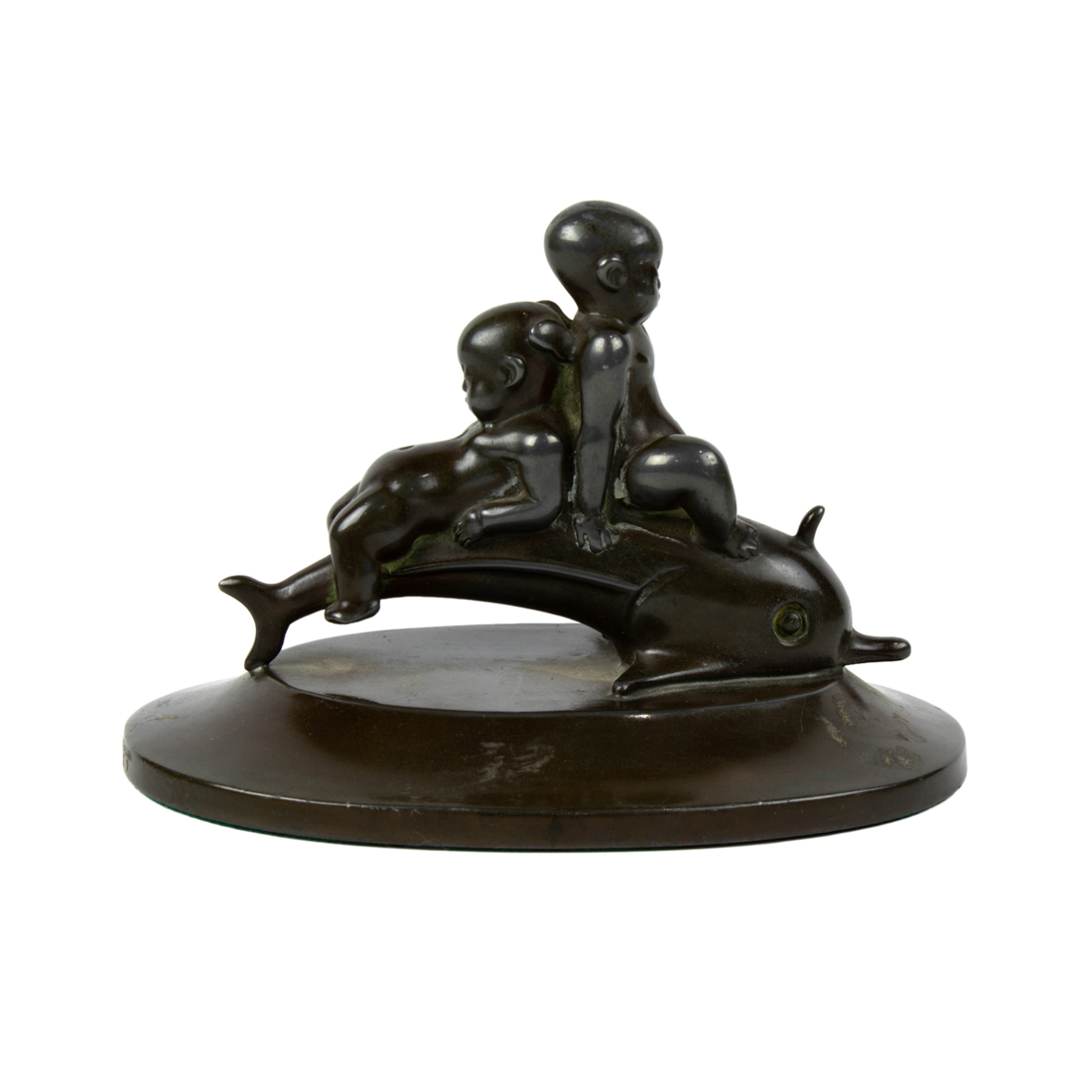 DANISH PATINATED BRONZE MINIATURE