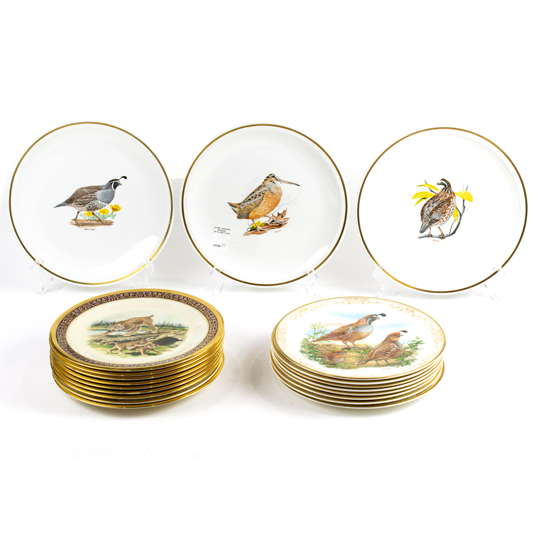 LARGE GROUPING OF EARTHENWARE BIRD